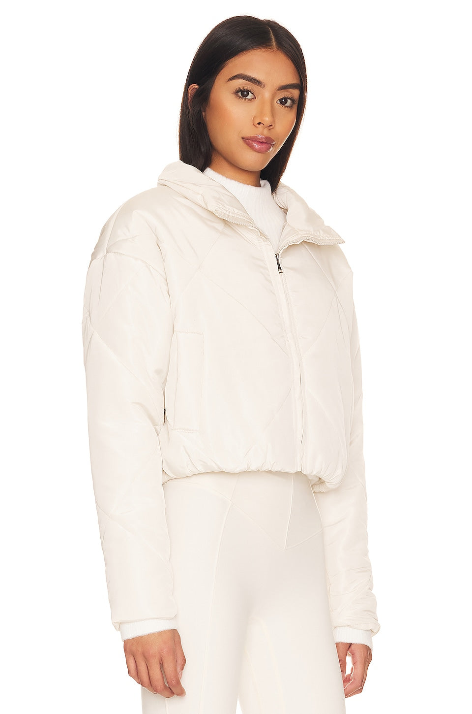 superdown Rania Cropped Jacket in Bone