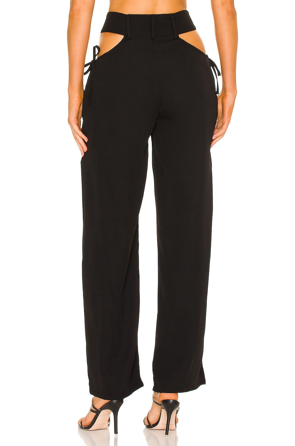 superdown Benny Cut Out Pants in Black