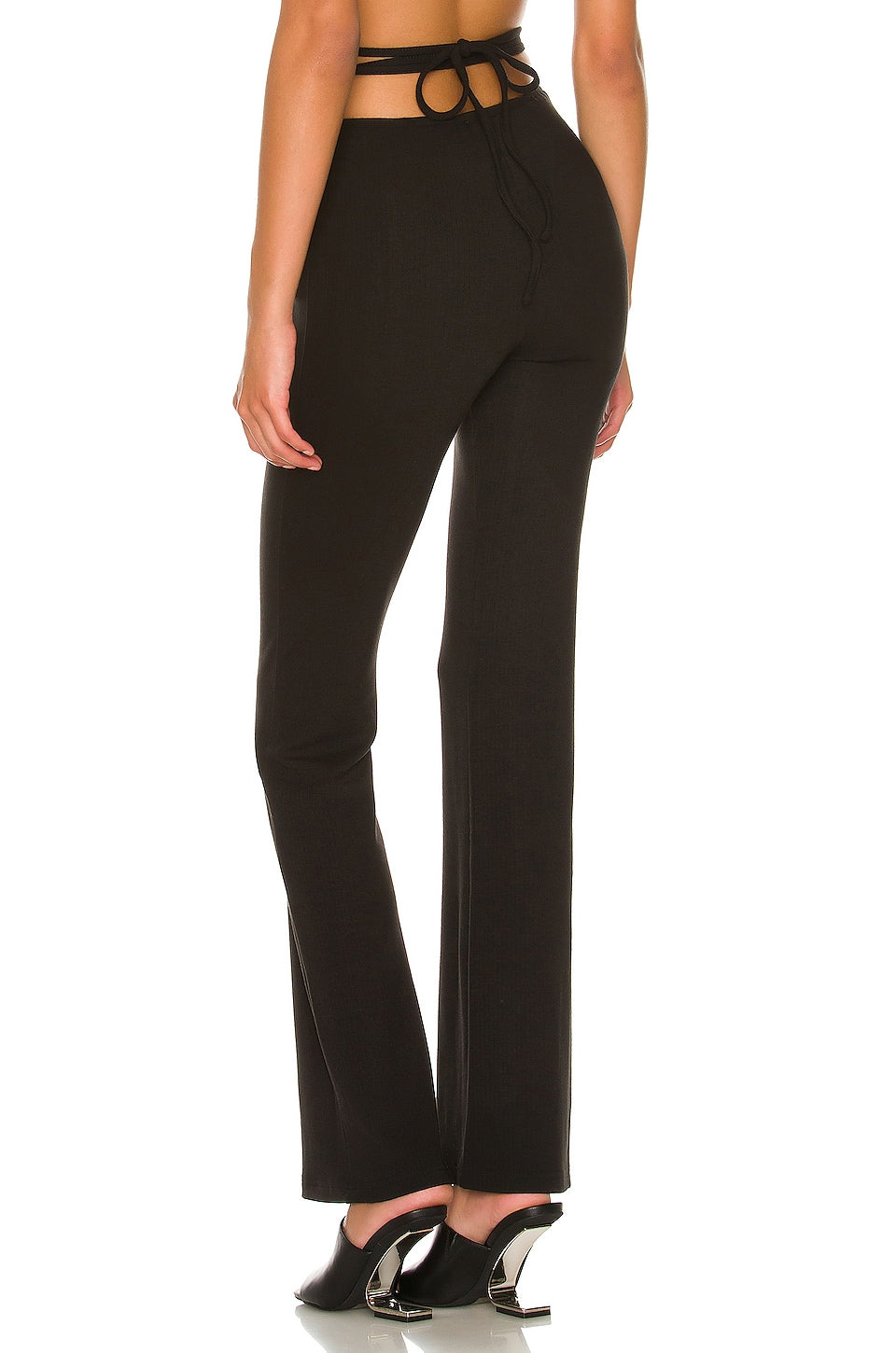 superdown Regan Tie Strap Pant in Black
