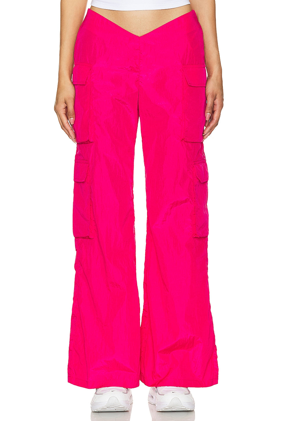 superdown Beatrice Cargo Pant in Hot Pink