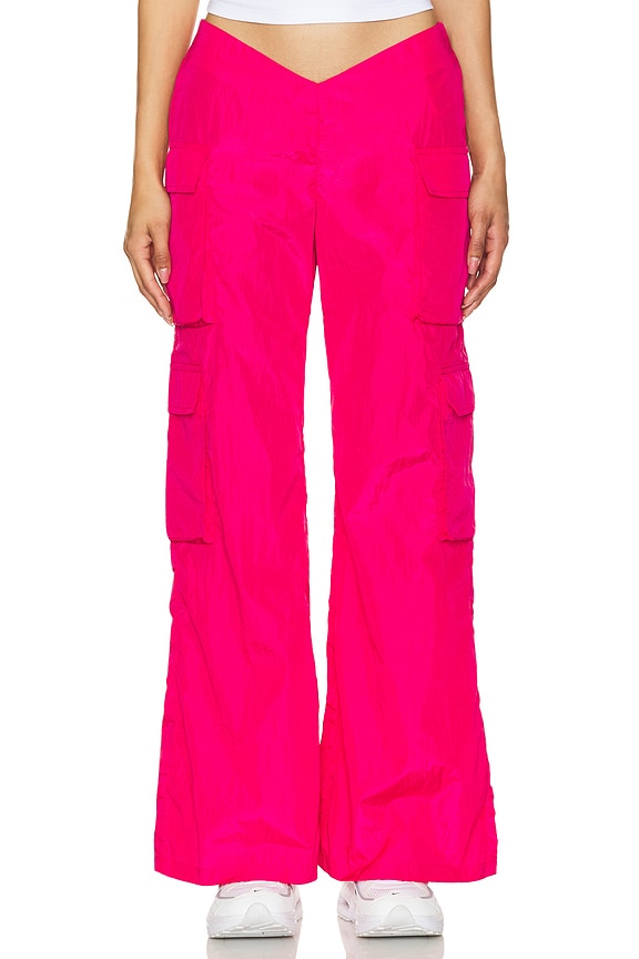 superdown Beatrice Cargo Pant in Hot Pink