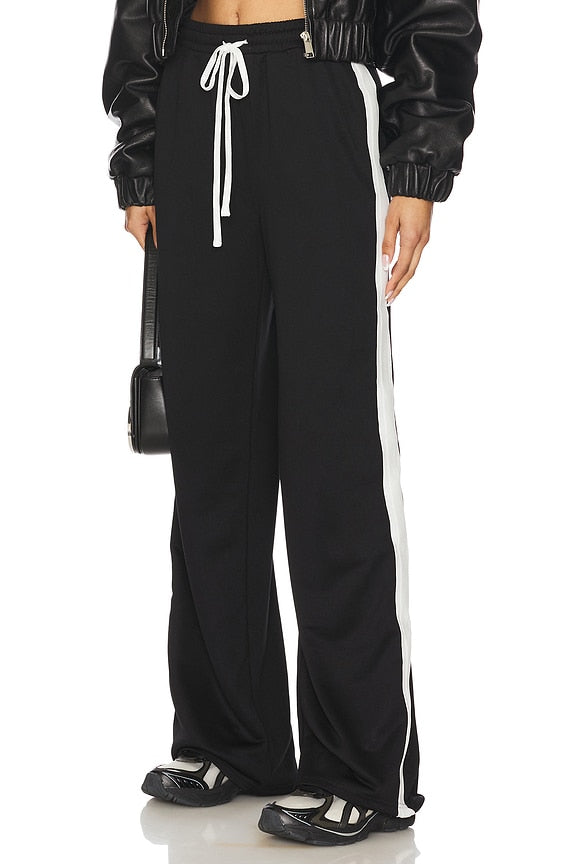 superdown Jasmina Track Pant in Black