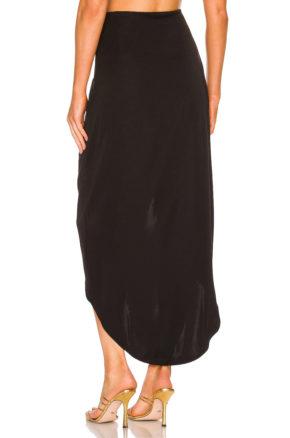 superdown Arielle Slit Maxi Skirt in Black