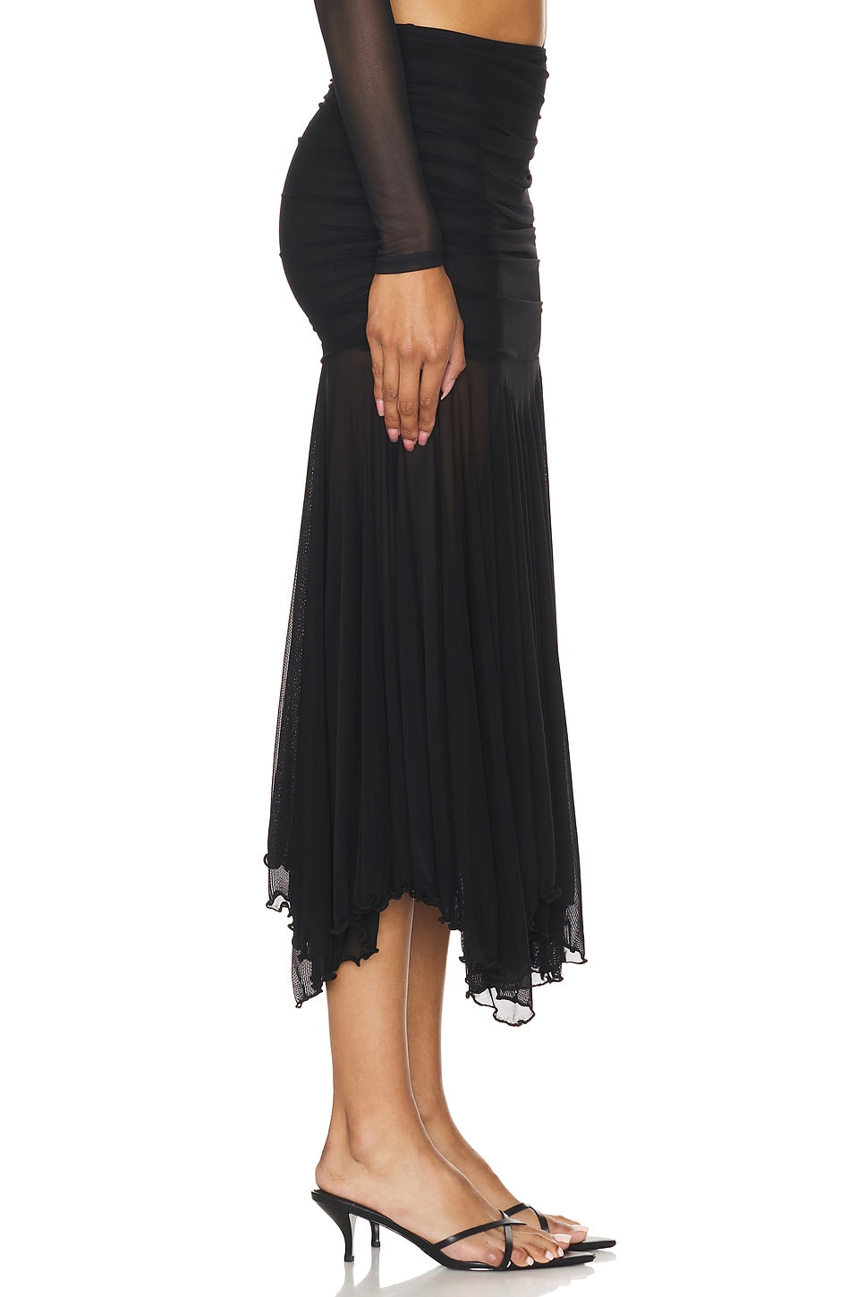 superdown Kami Maxi Skirt in Black
