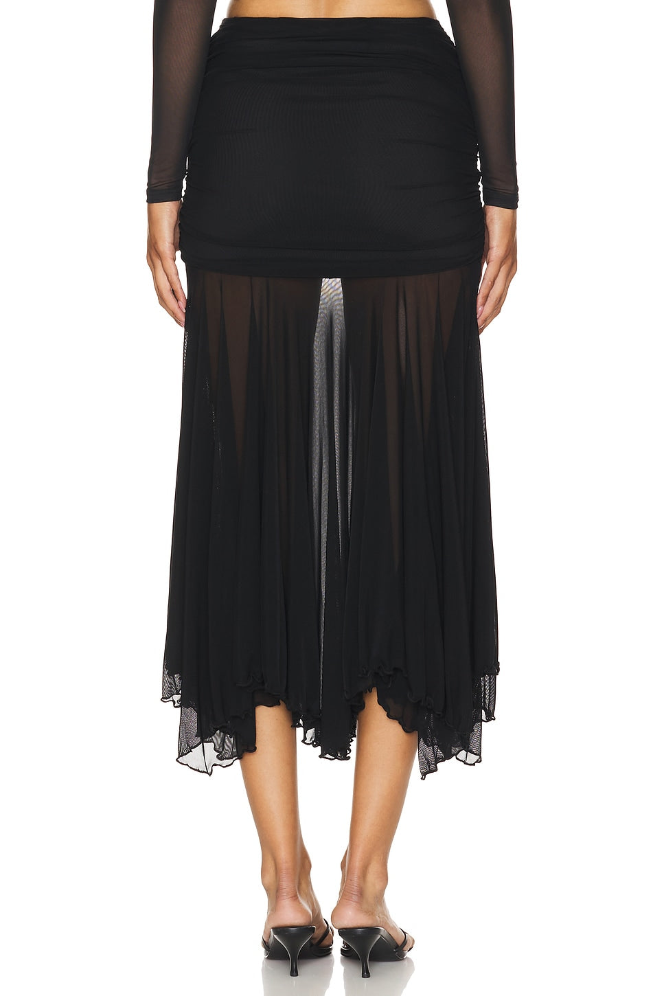 superdown Kami Maxi Skirt in Black
