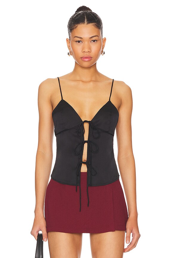 superdown Anahi Cami Top in Black