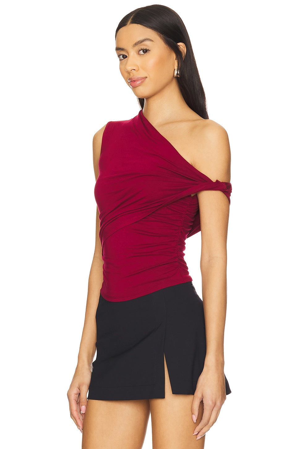 superdown Alessia Top in Oxblood