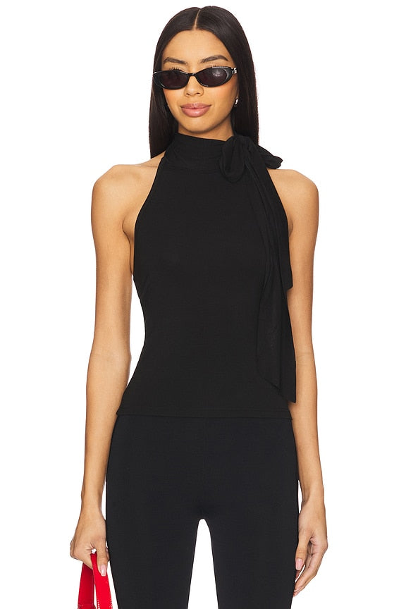 superdown Genevieve Top in Black