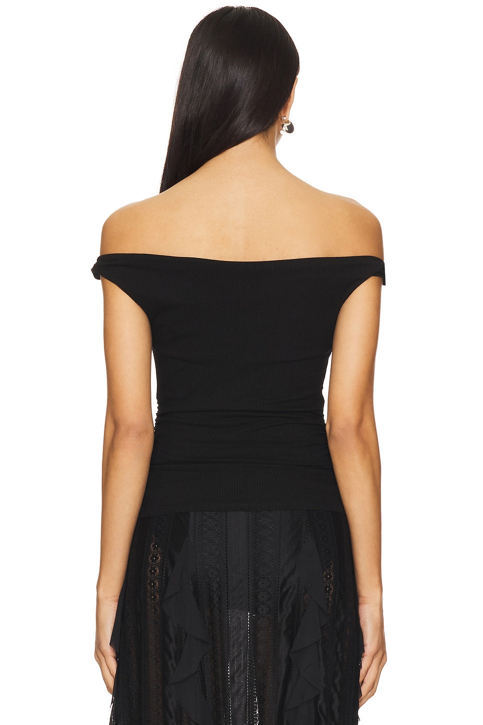 superdown Analiza Off The Shoulder Top in Black
