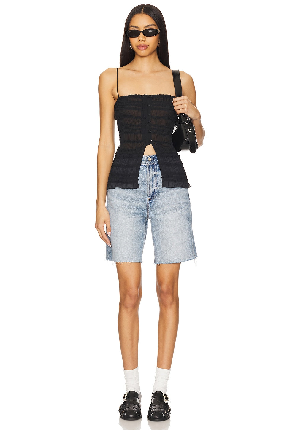 superdown Astrid Top in Black