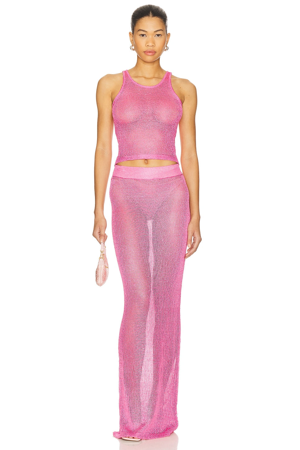 superdown Miranda Knit Top in Pink