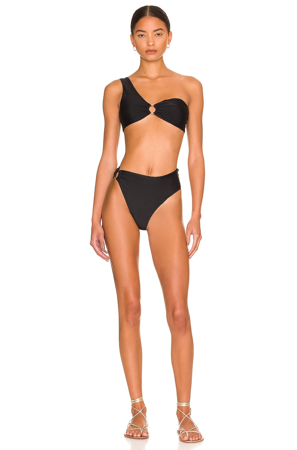 superdown Tyler Bikini Bottom in Black