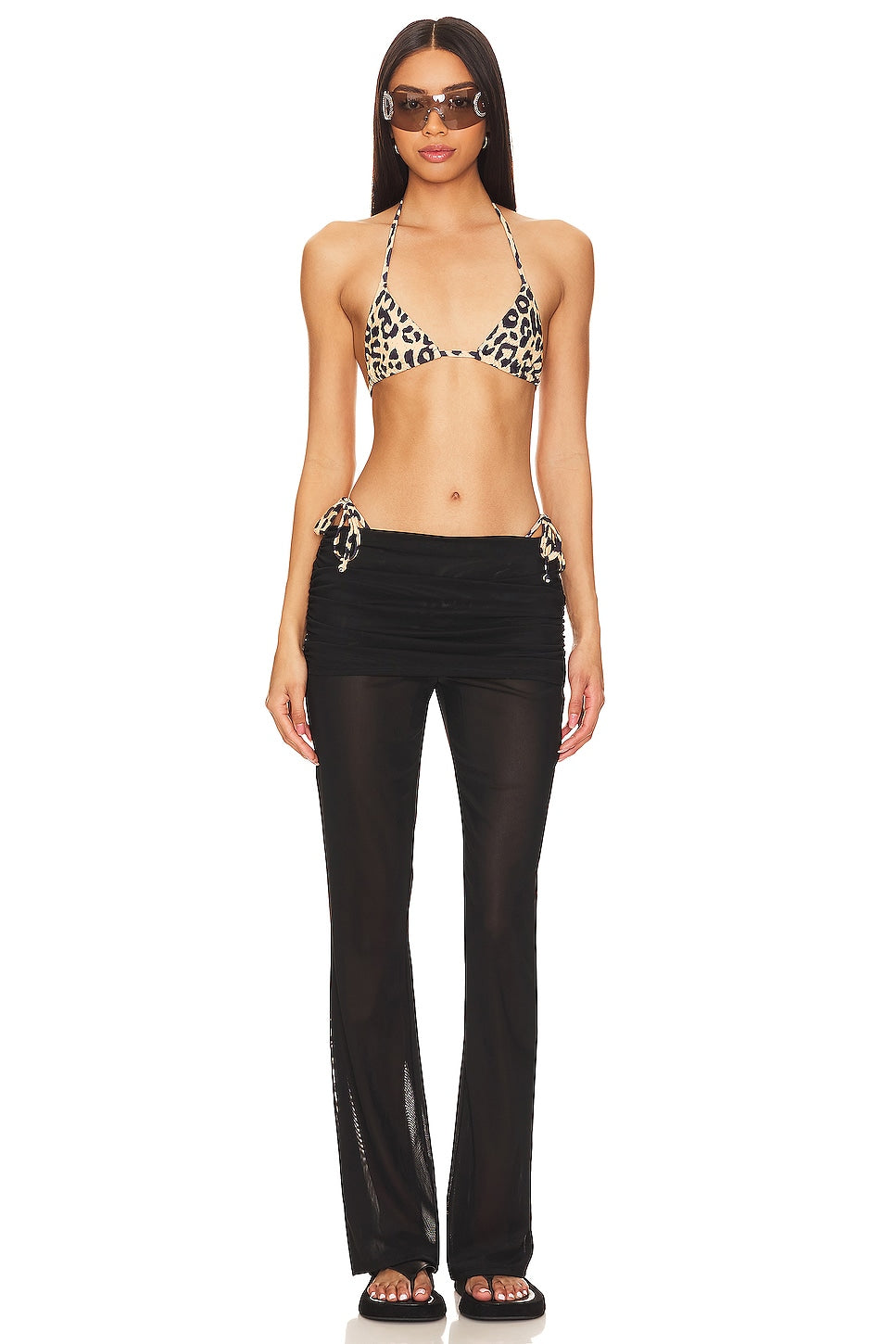 superdown Jayla Bikini Top in Leopard