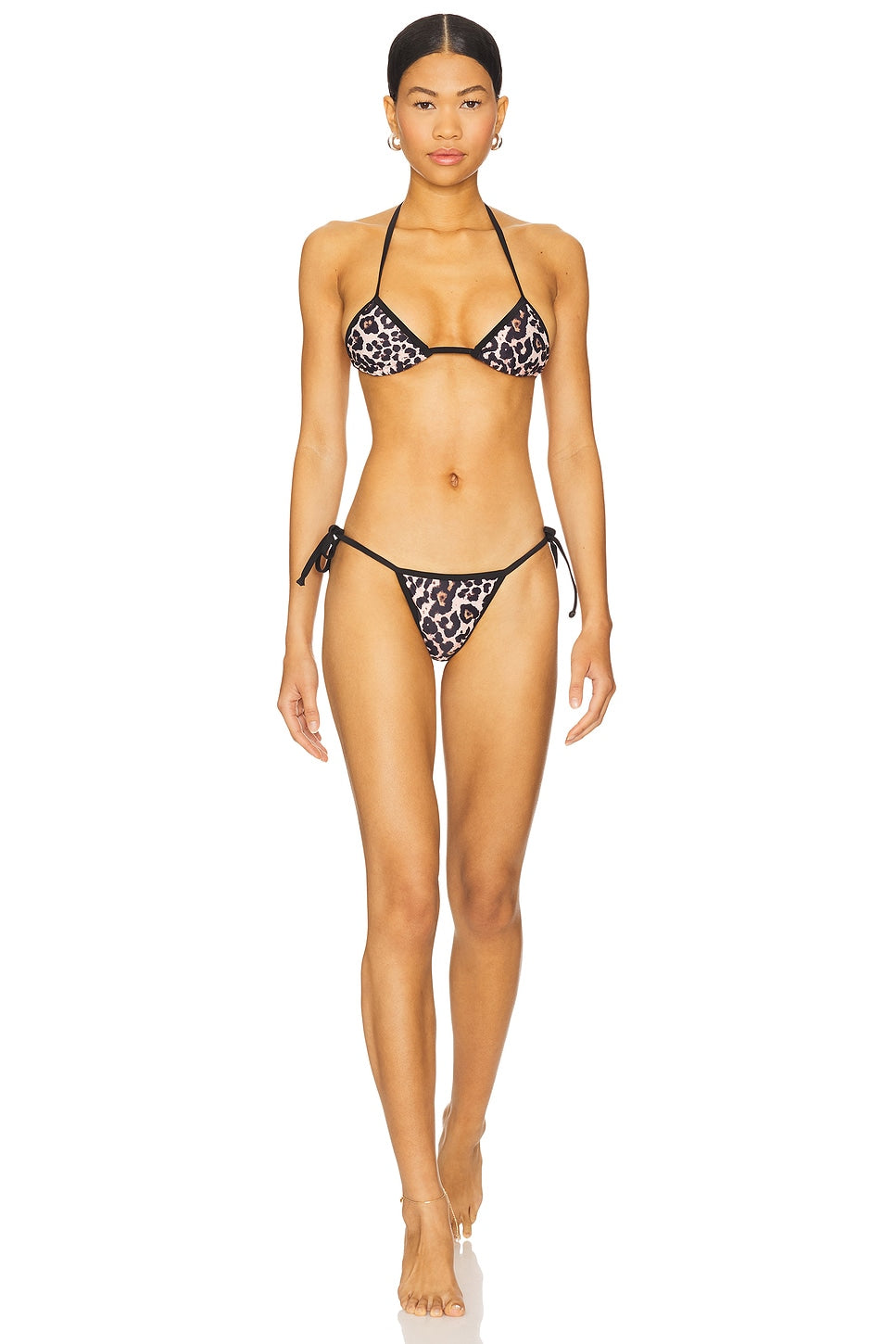 superdown Macie Bikini Bottom in Leopard