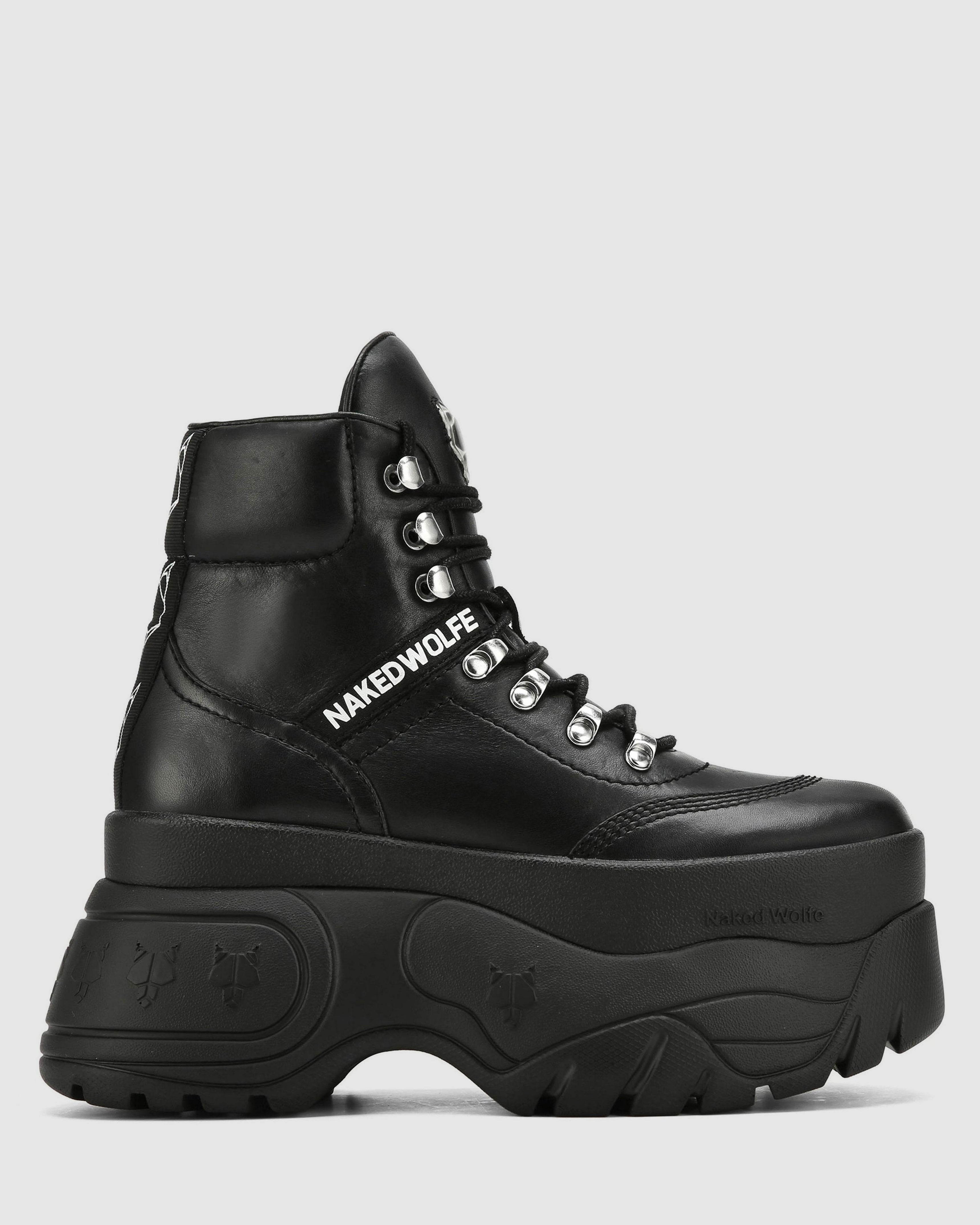 Spike Black Leather