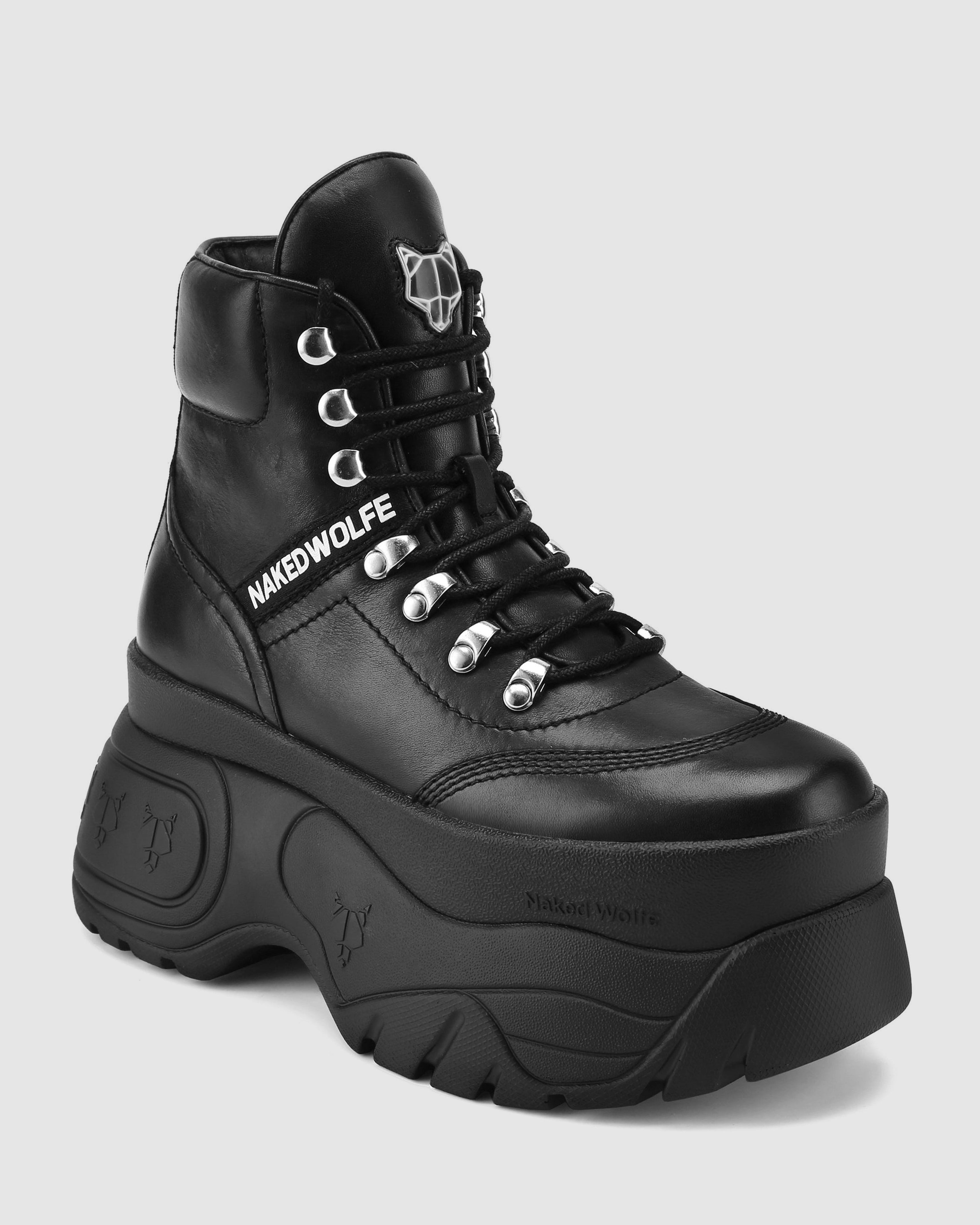 Spike Black Leather