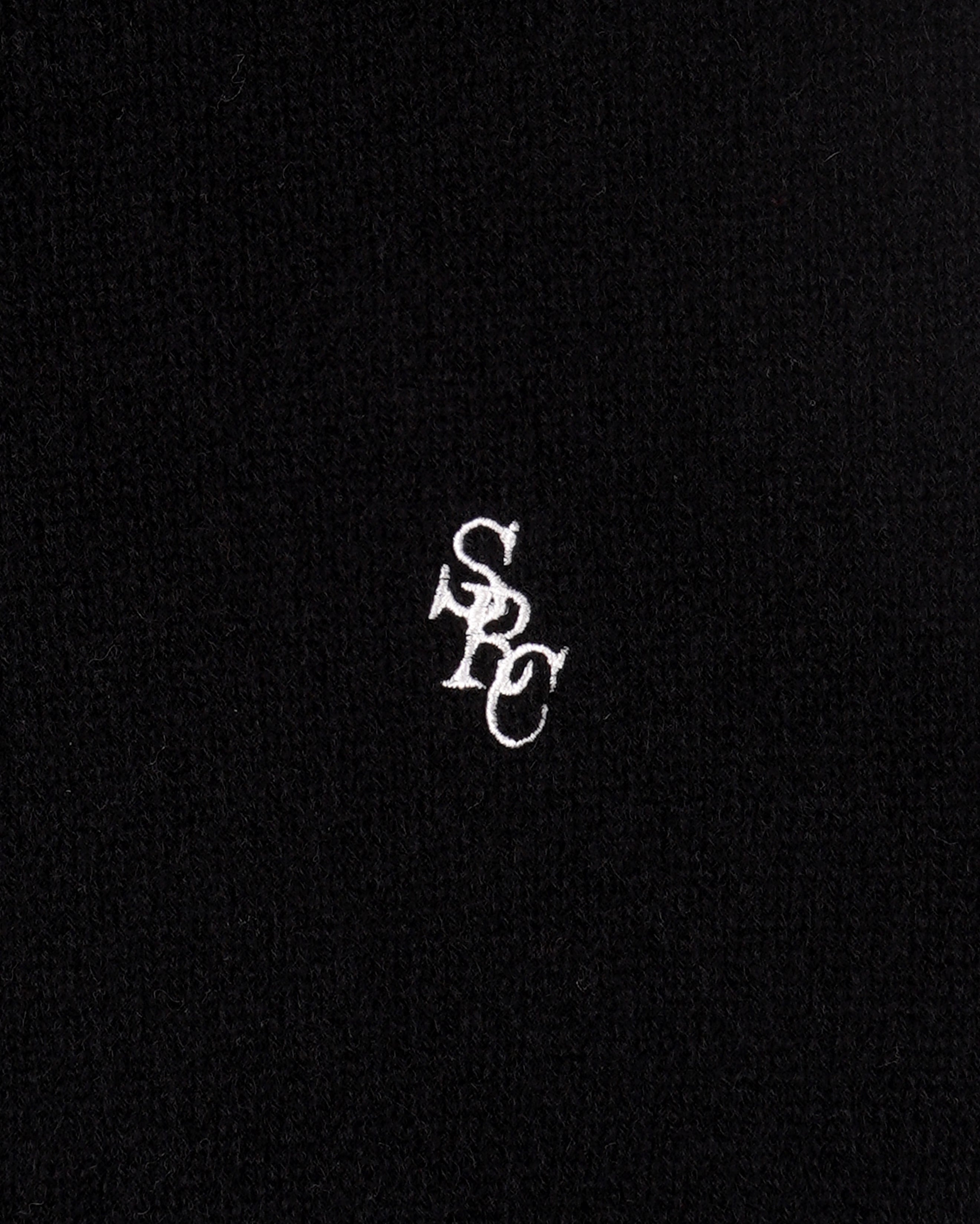 SRC Cashmere Hoodie - Black/White