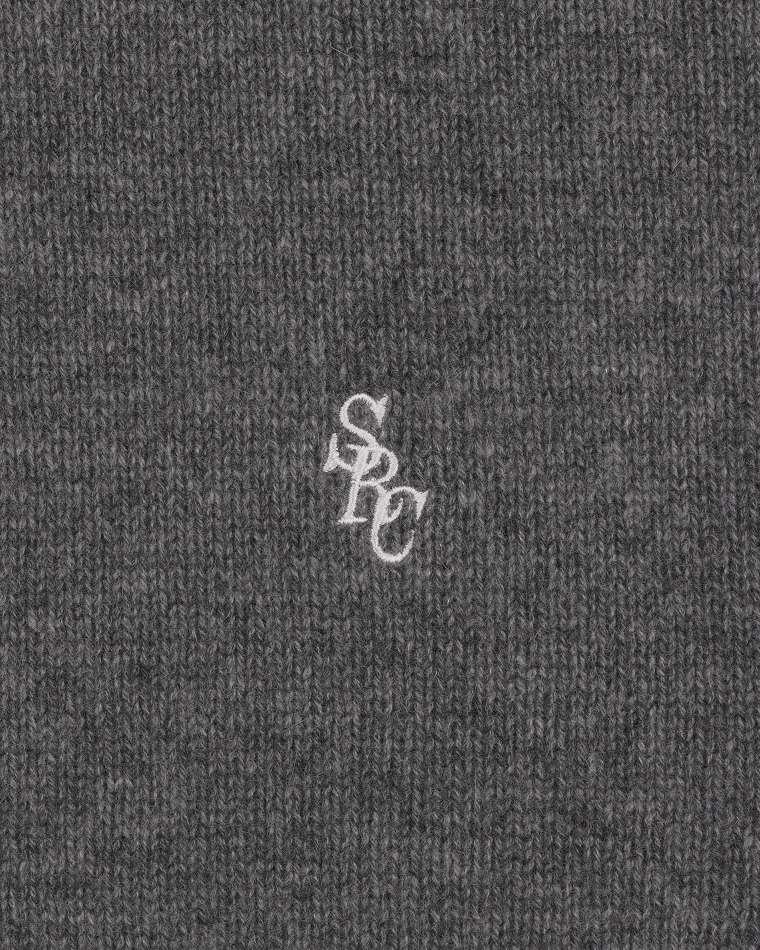 SRC Cashmere Hoodie - Cool Gray/White