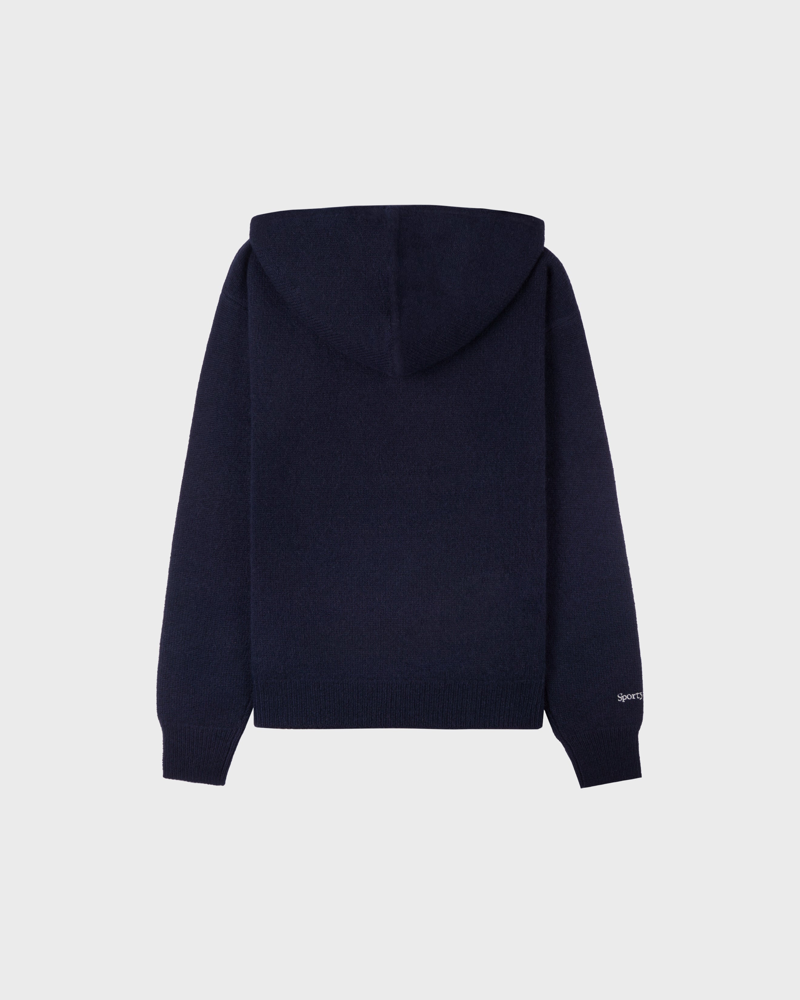 Heritage Yankees Serif Cashmere Zip Hoodie - Navy/White