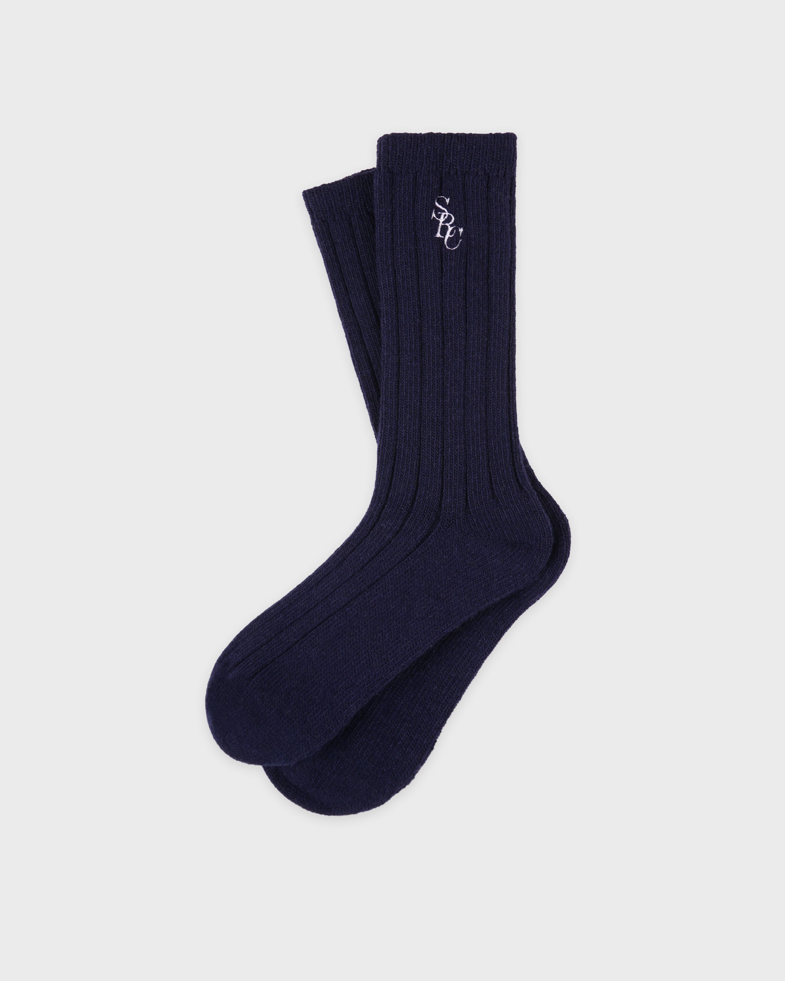 SRC Cashmere Socks - Navy