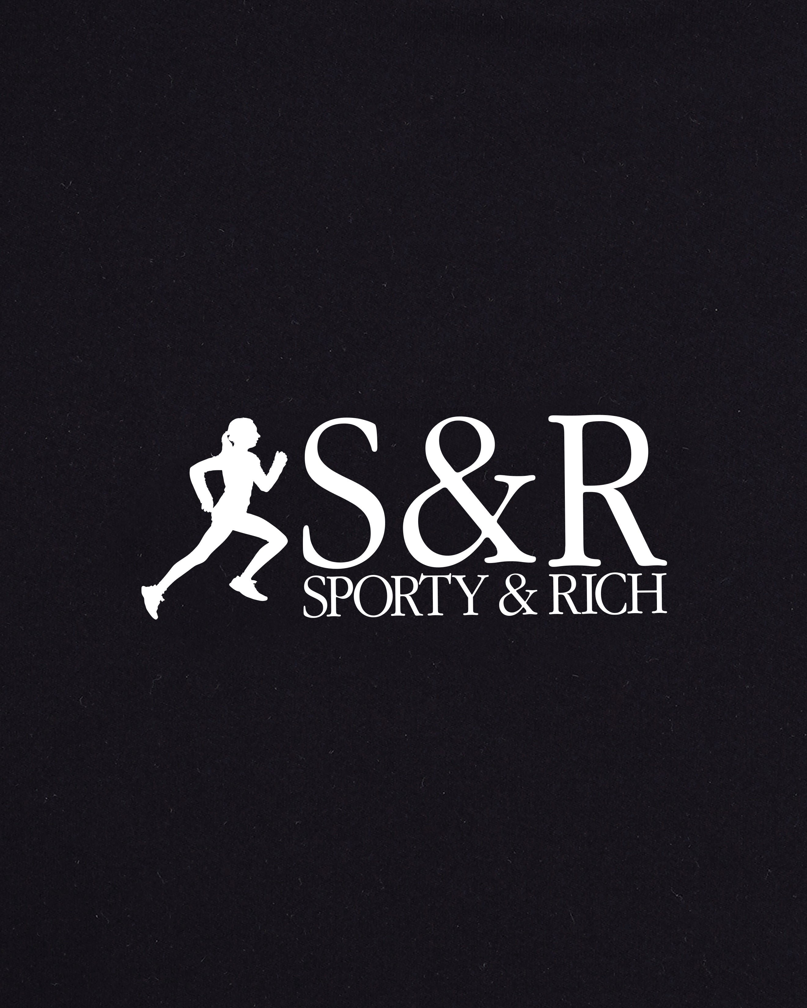 SR Runner Sports Tank - Black/White