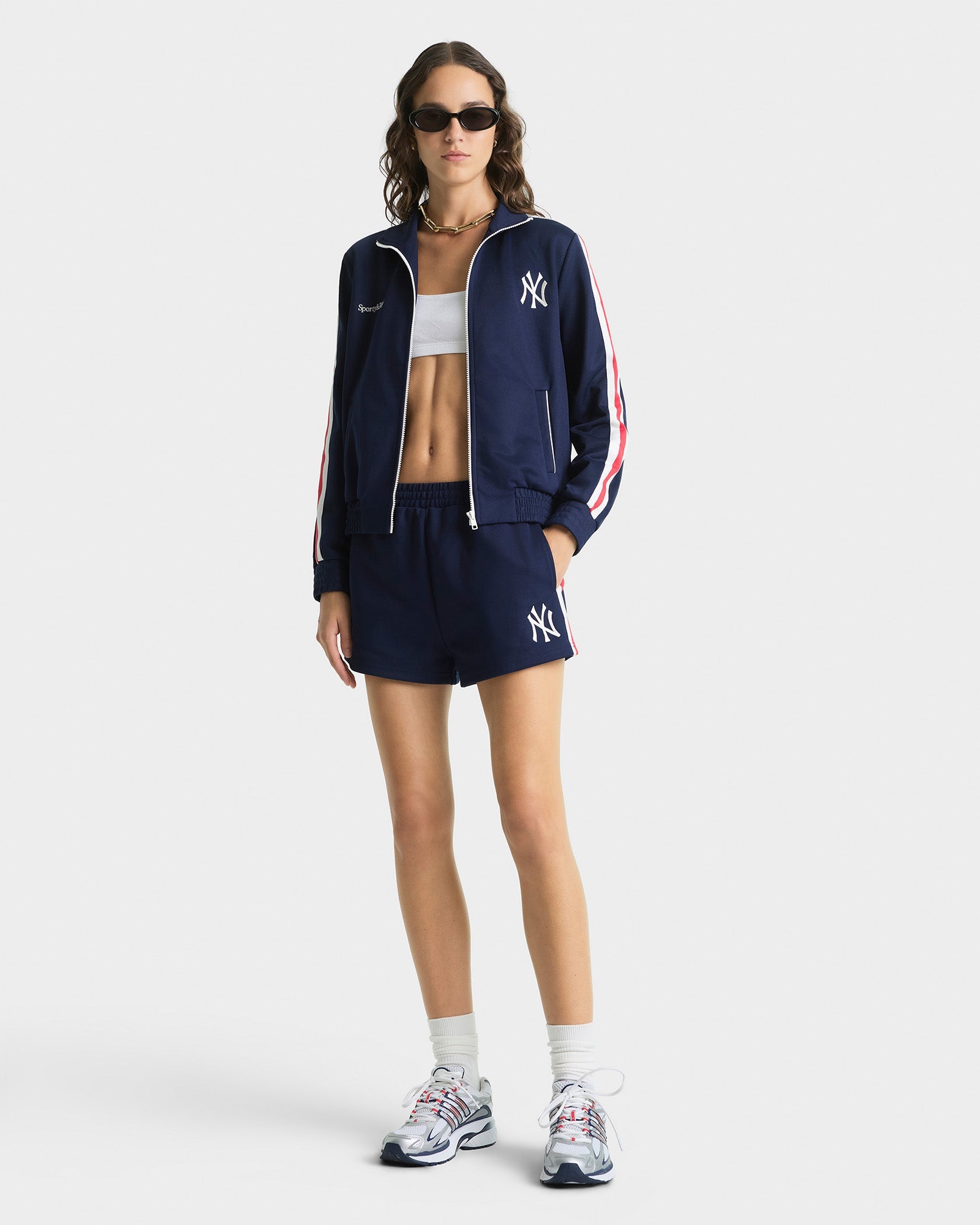 Yankees Serif Roller Short - Navy/White/Red