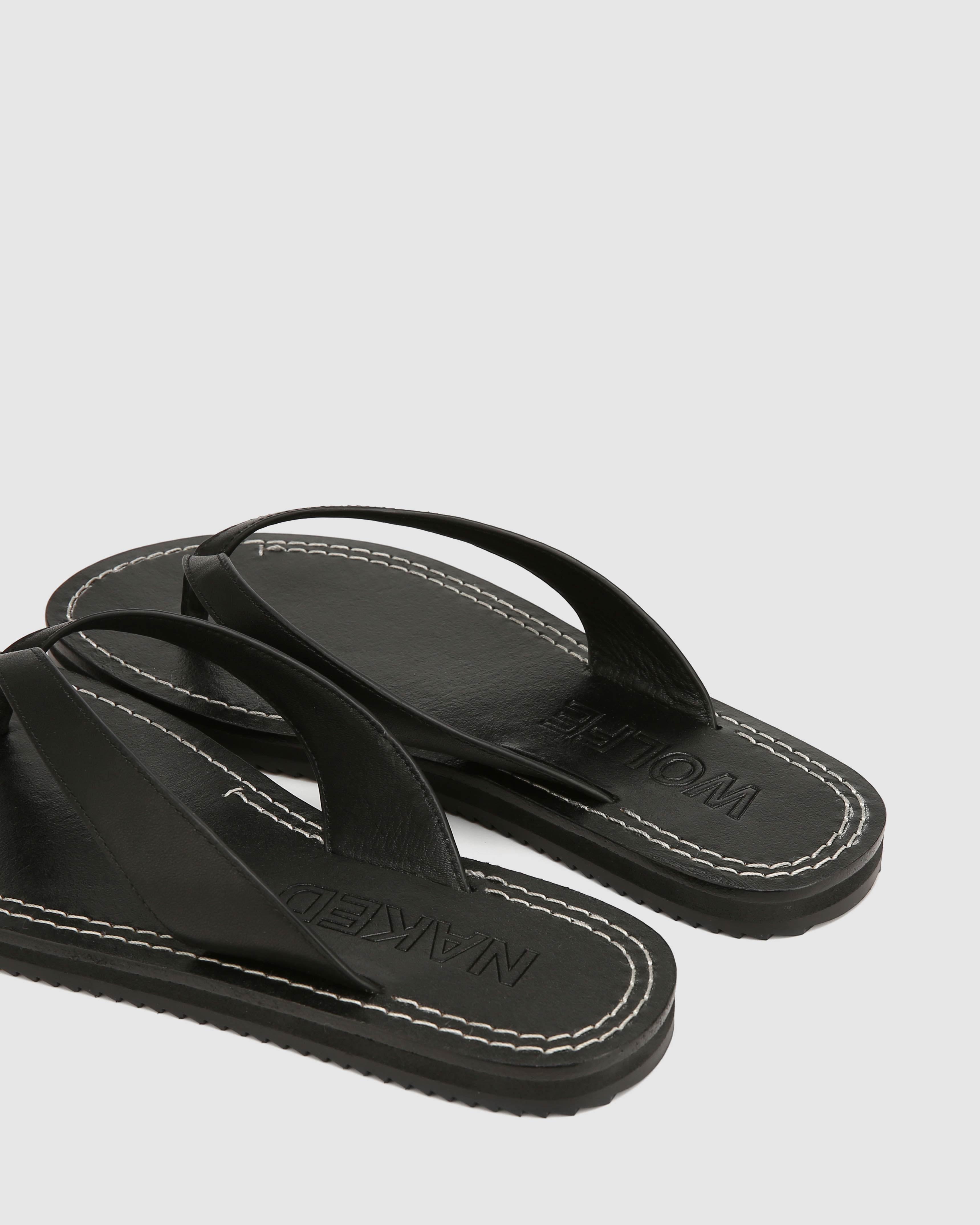 St Barths Black Leather
