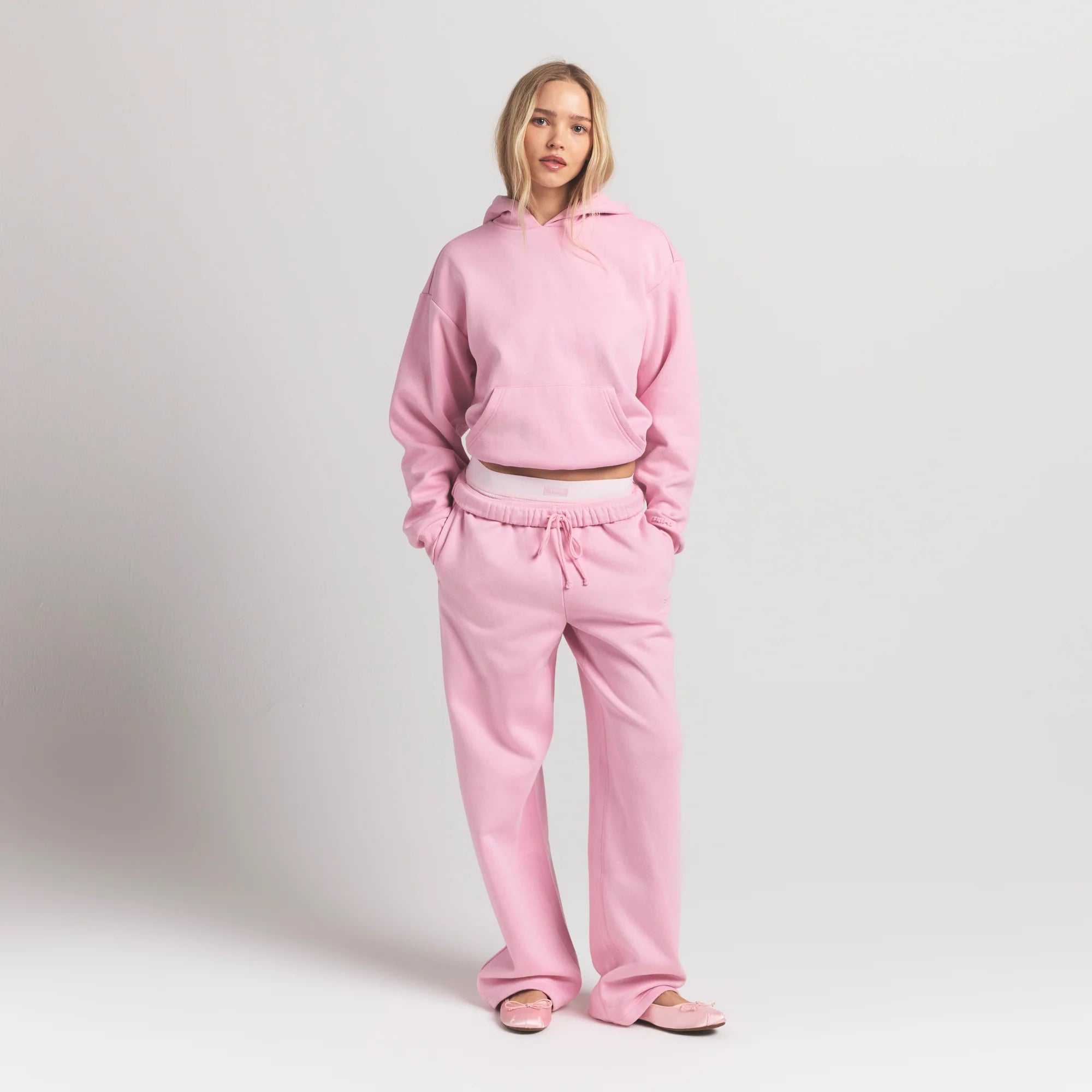 Cotton Fleece Classic Straight Leg Pant