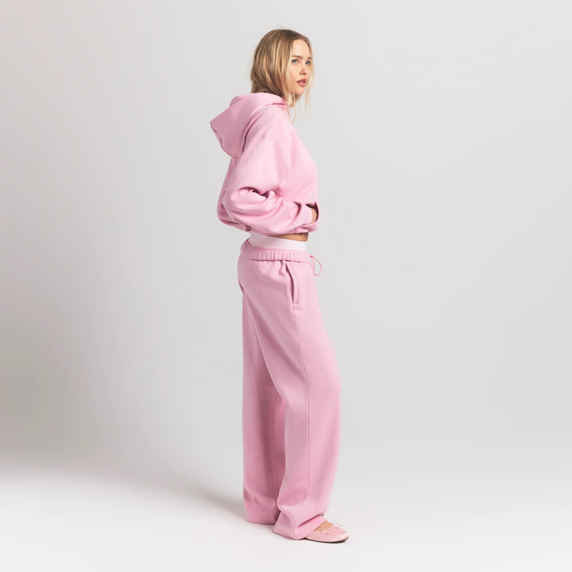 Cotton Fleece Classic Straight Leg Pant
