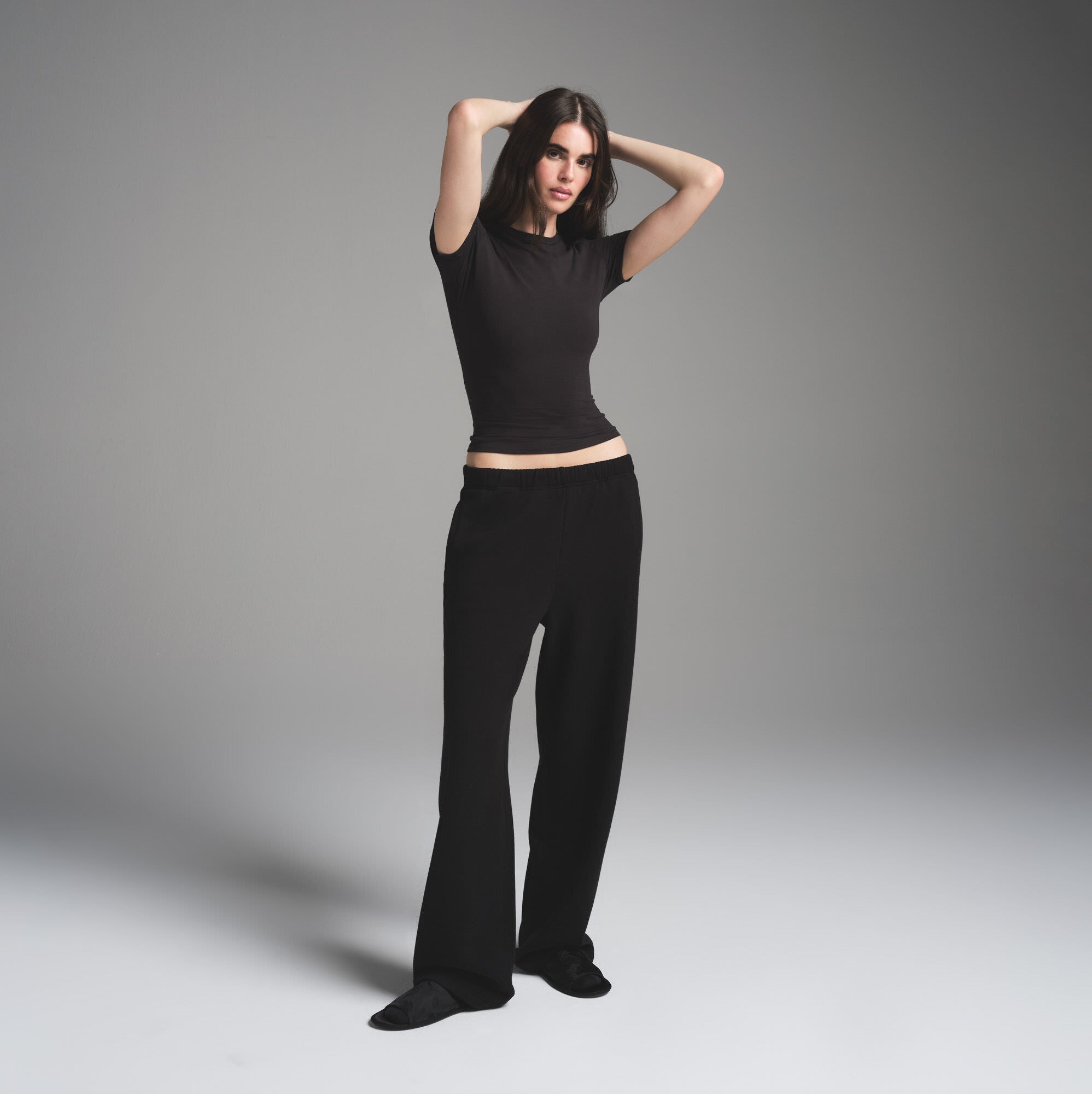 Cotton Fleece Classic Straight Leg Pant