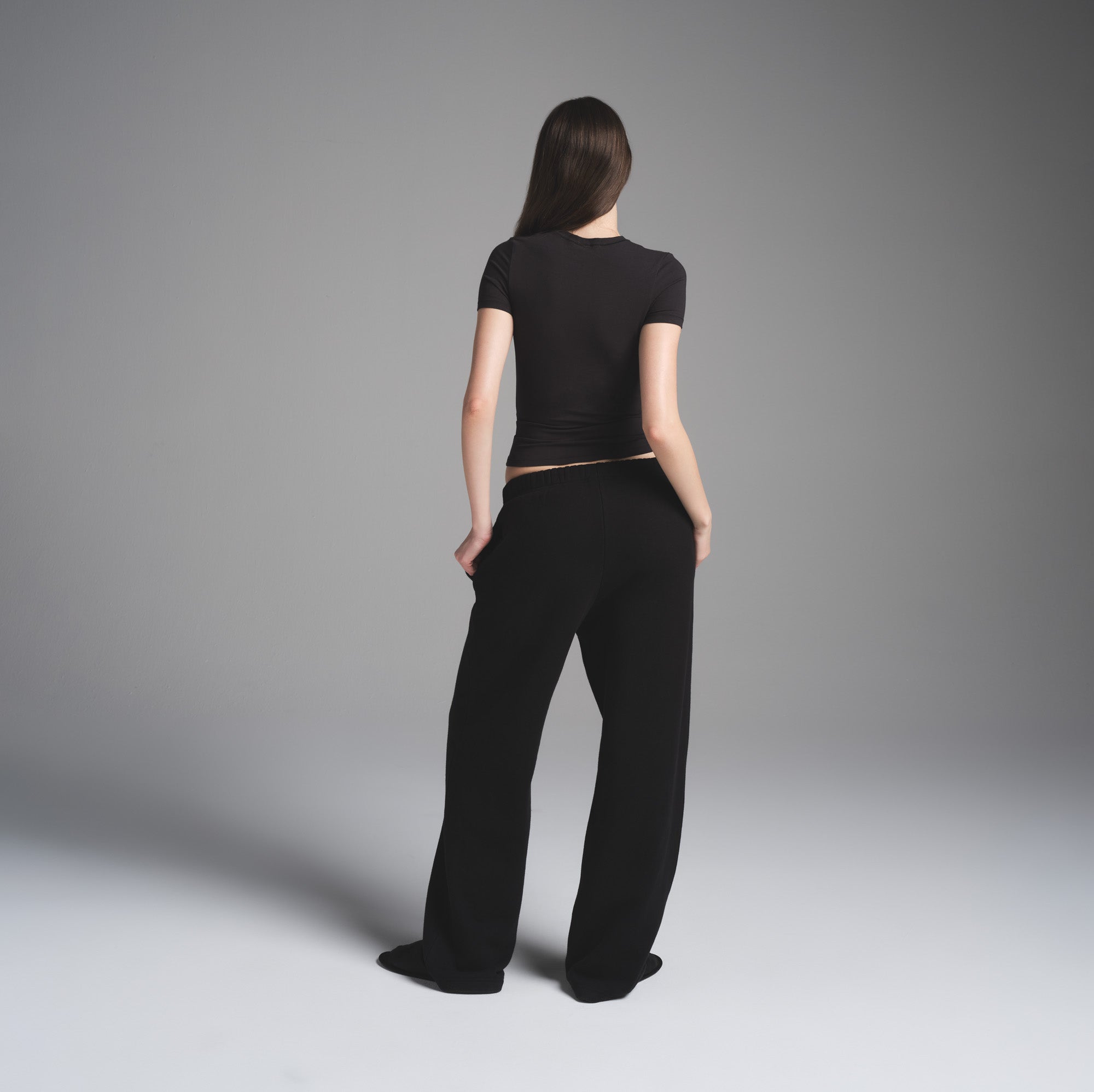 Cotton Fleece Classic Straight Leg Pant