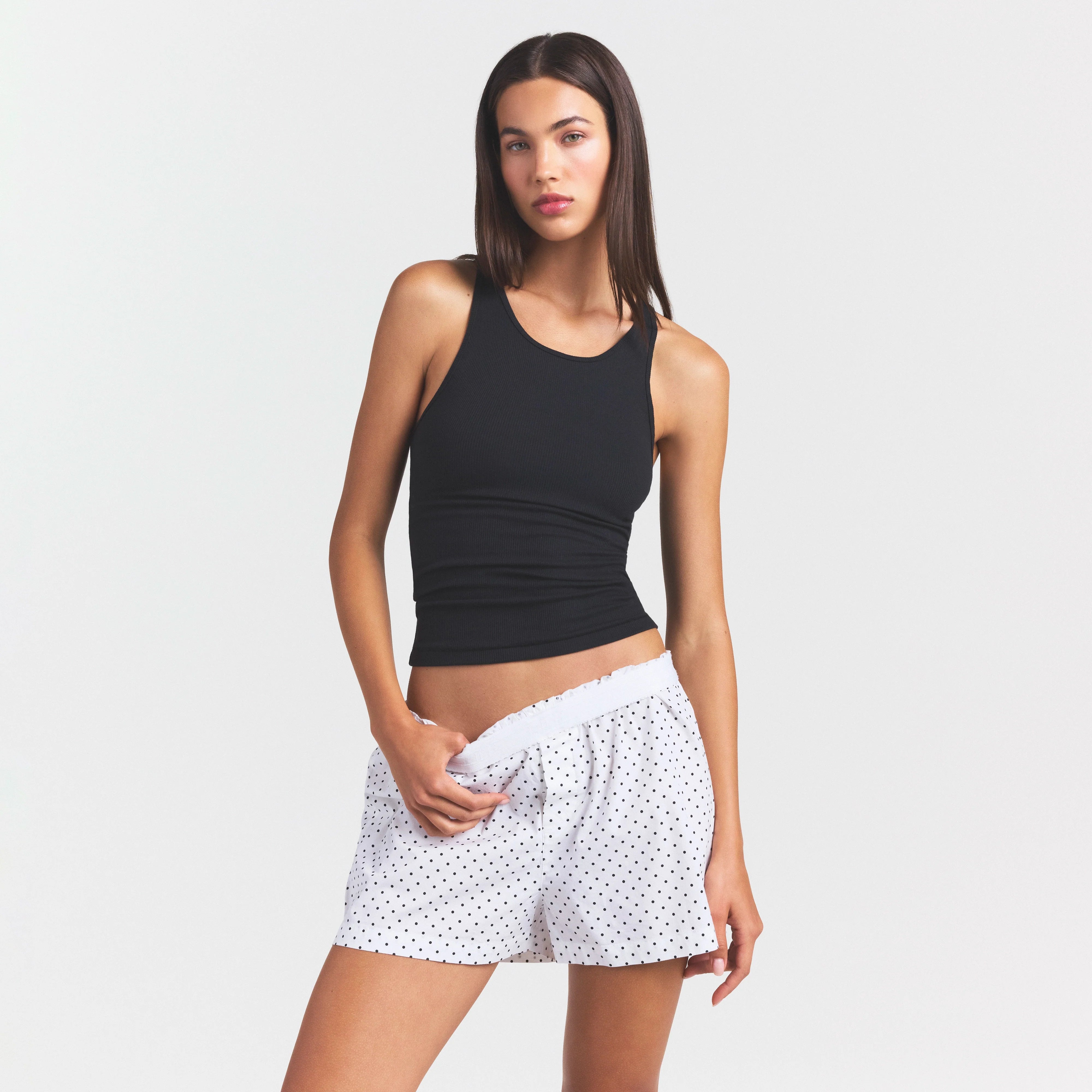 Cotton Poplin Boxer Sleep Set