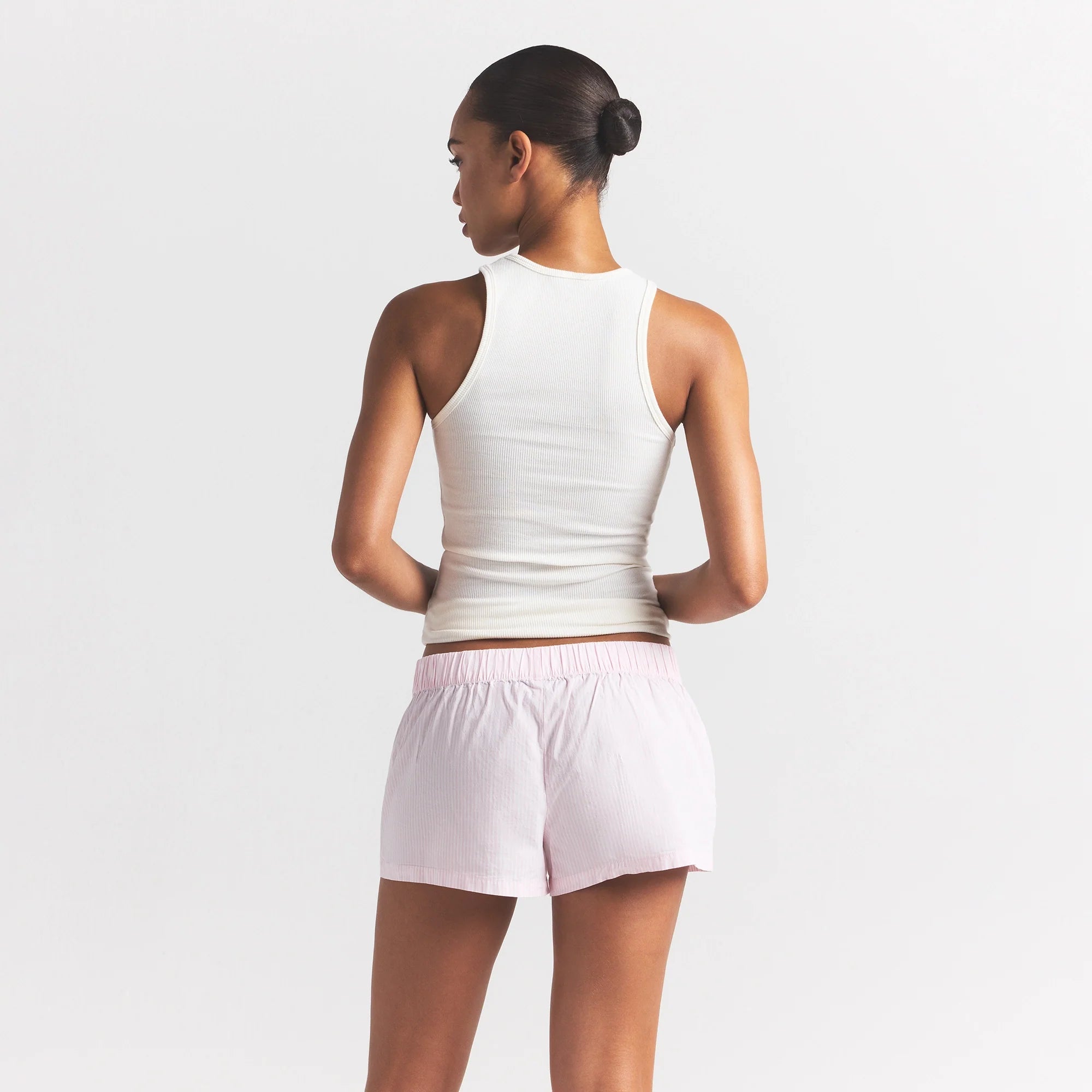 Cotton Poplin Boxer Sleep Set