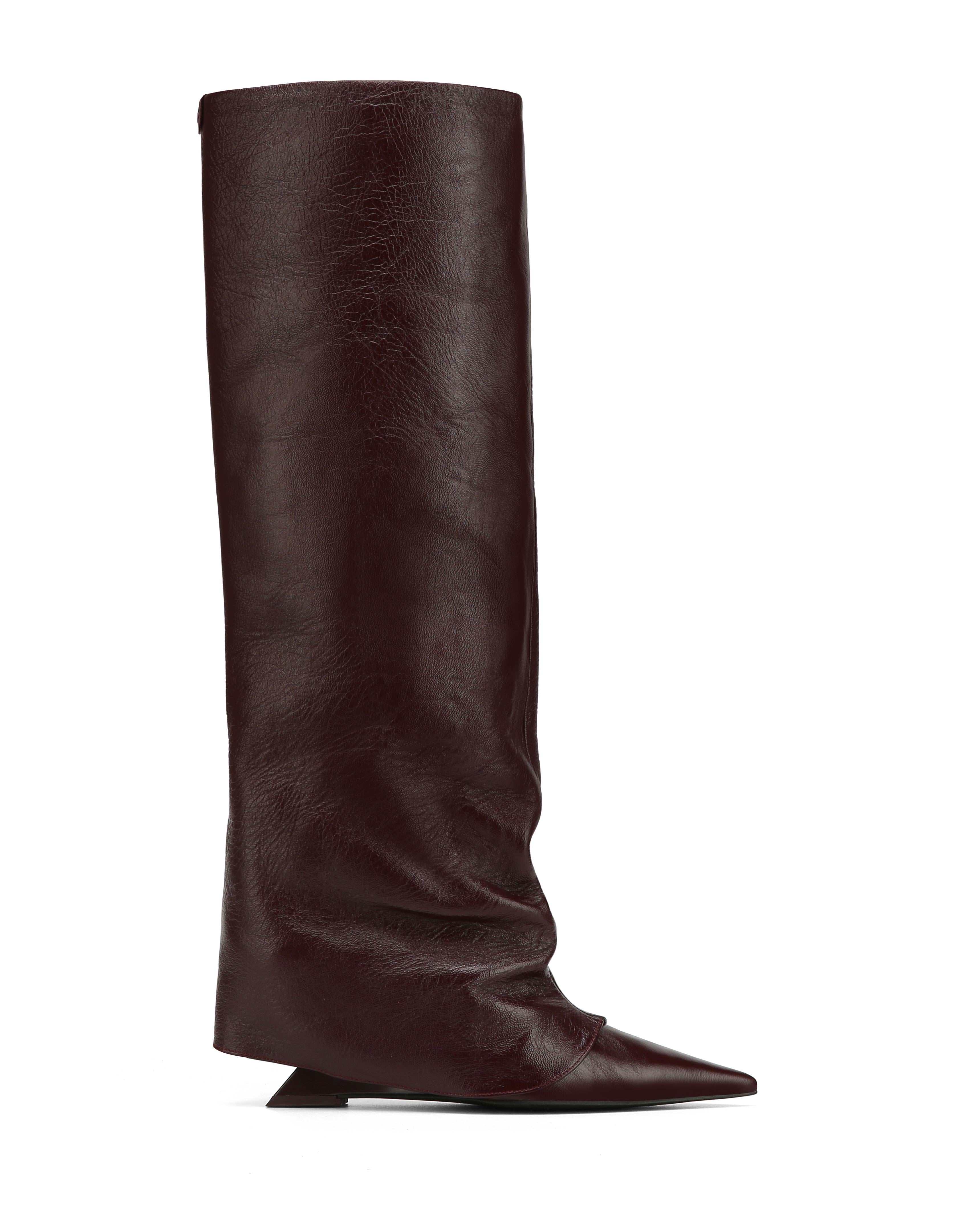 Stated Burgundy Leather