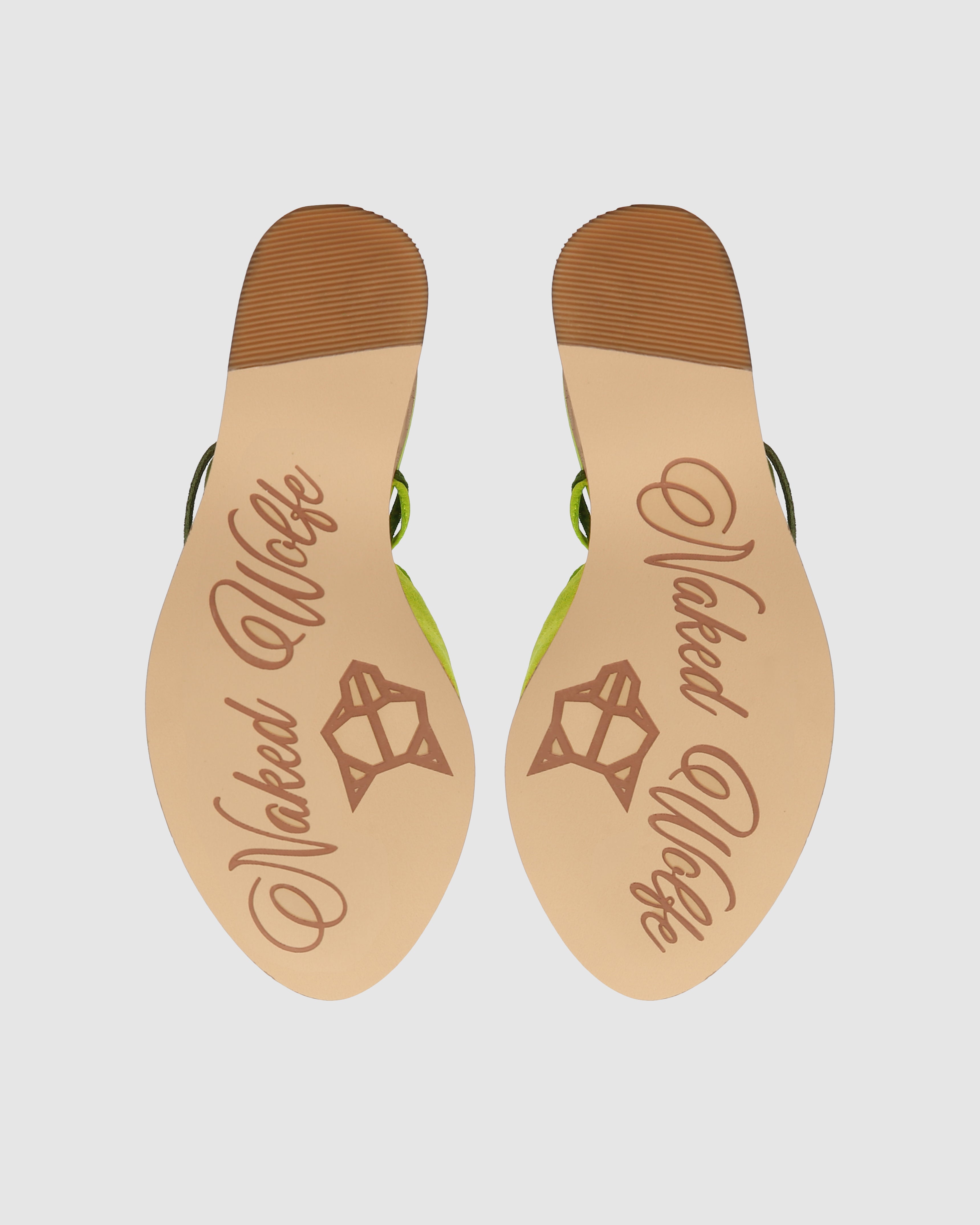 Sunflower Green Kid Suede