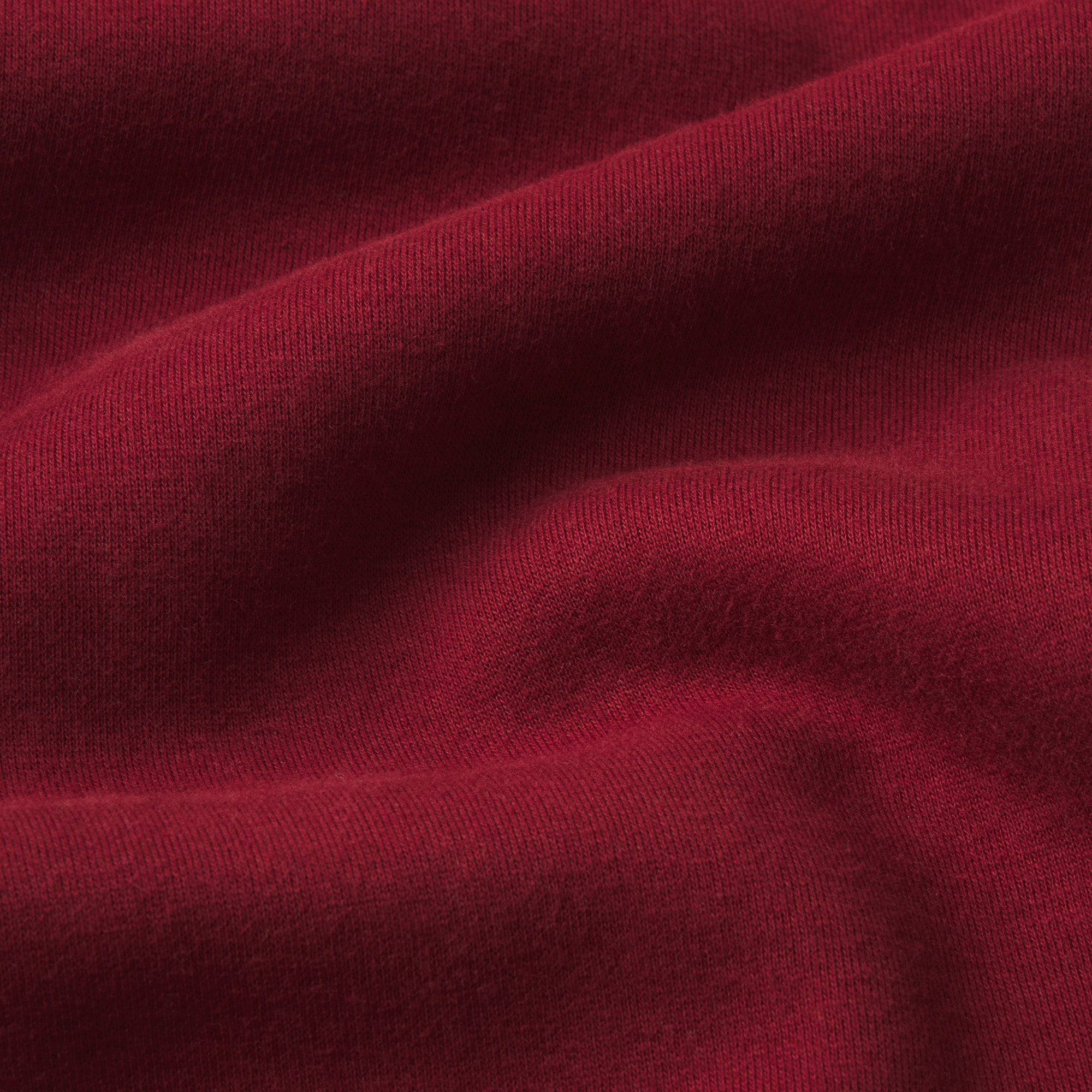 COTTON FLEECE CLASSIC HOODIE | MERLOT