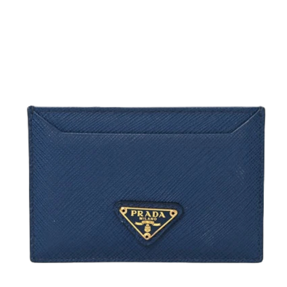 Saffiano Card Case Bleuette