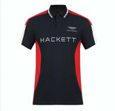 Hackett London Hackett Men Navy Colourblocked Polo - Size: XS | Shop From The Mirage
