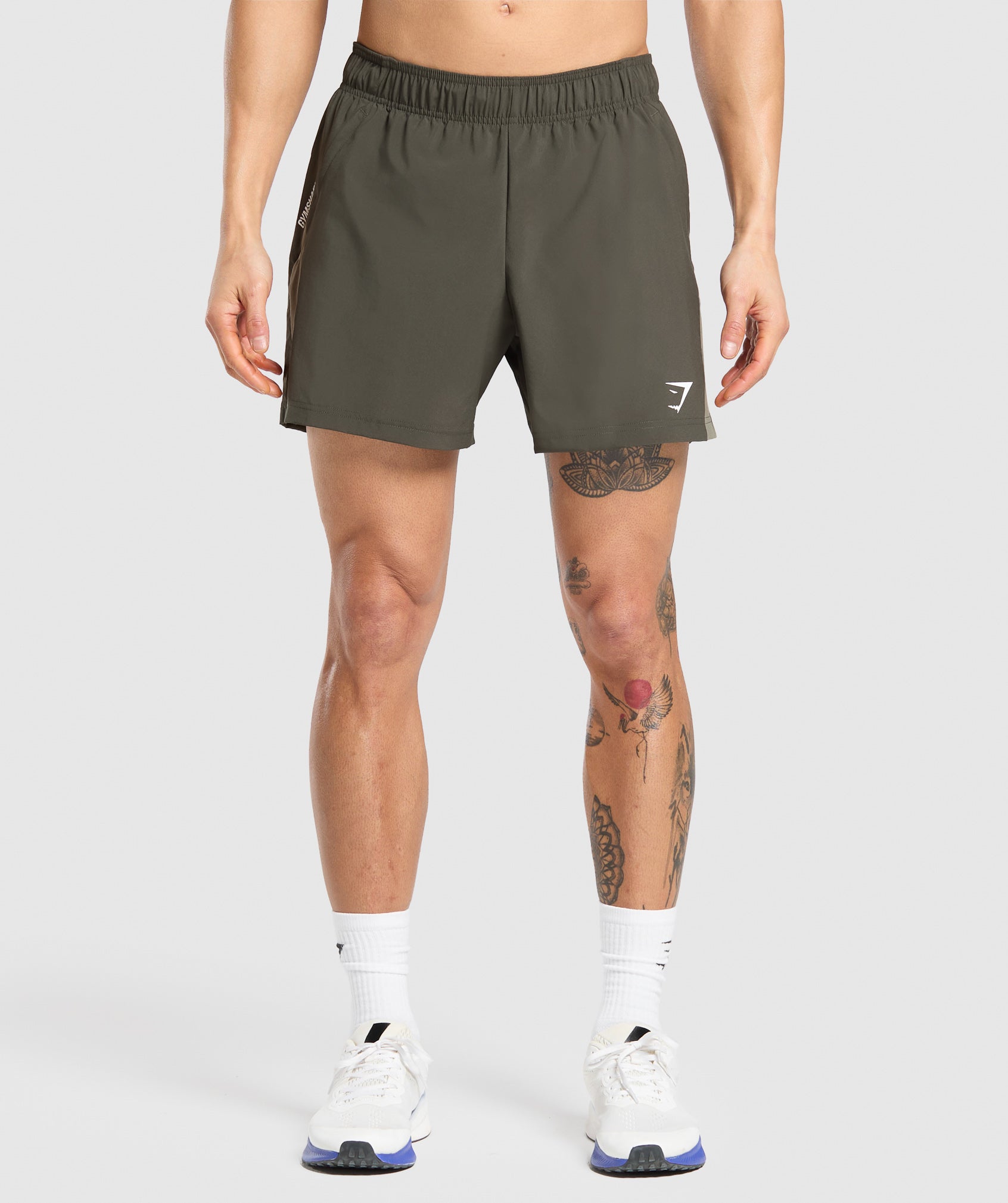 Gymshark Sport 5" Shorts - Strength Green/Utility Green