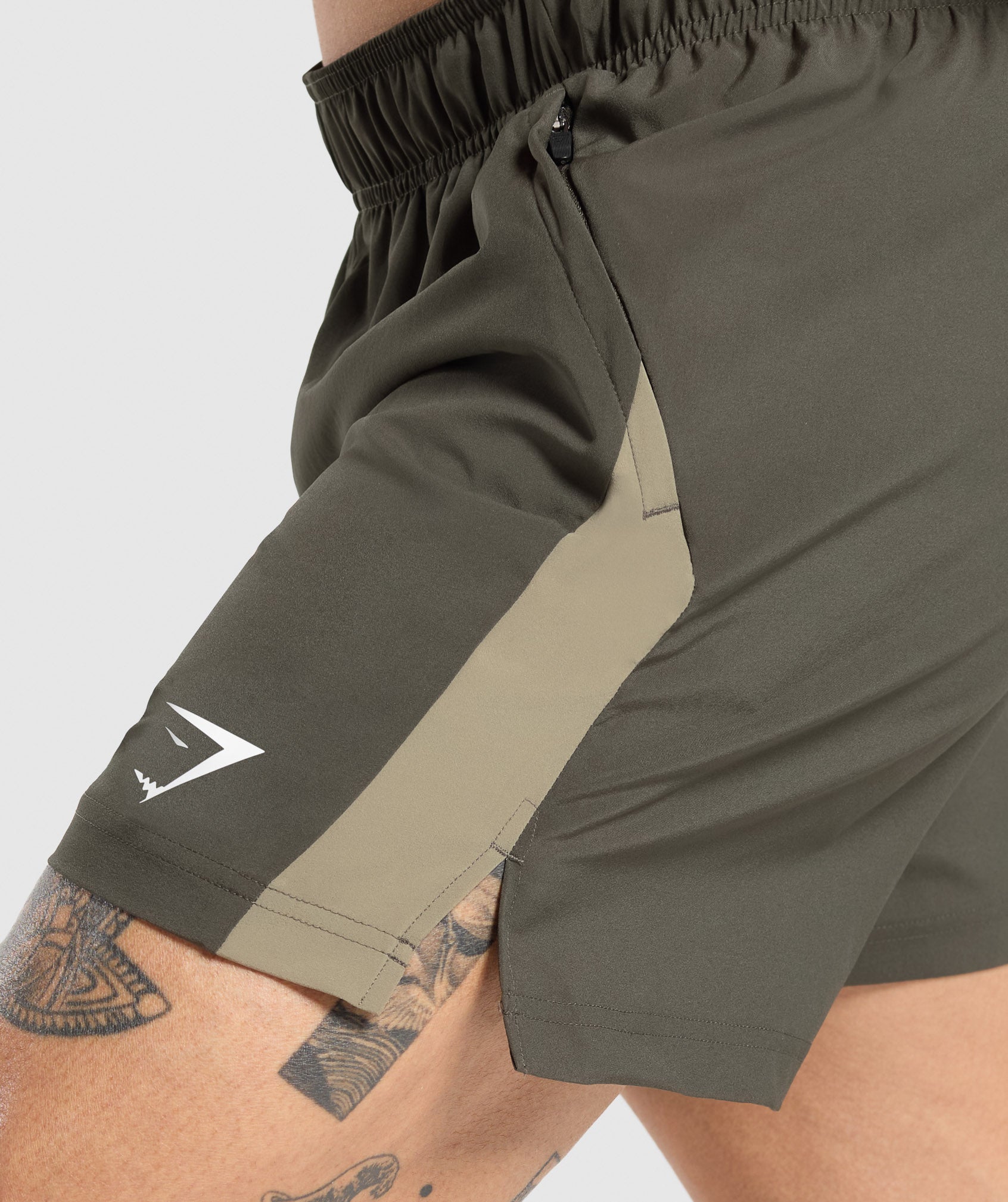 Gymshark Sport 5" Shorts - Strength Green/Utility Green