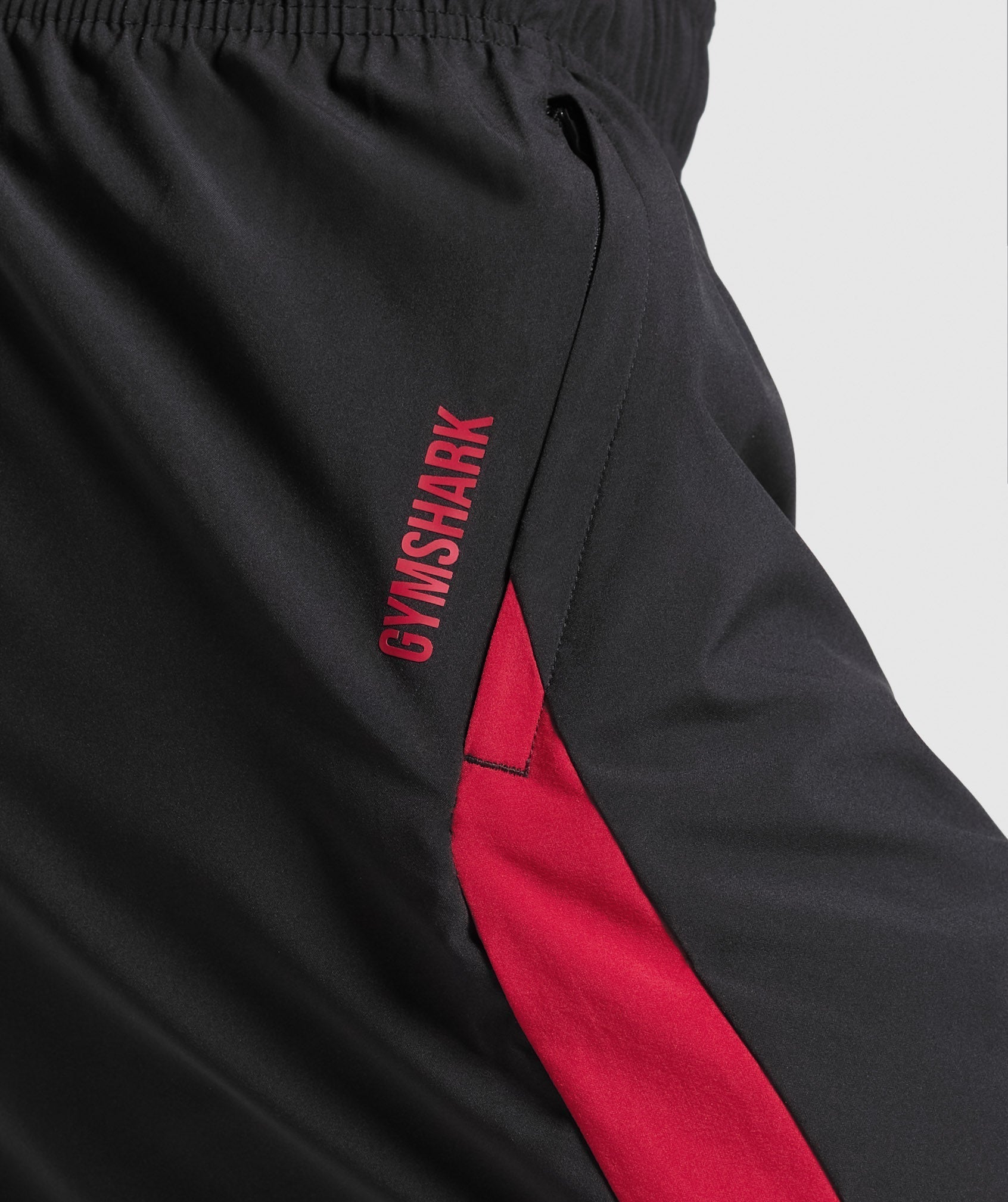 Gymshark Sport 7" Shorts - Black/Conditioning Red