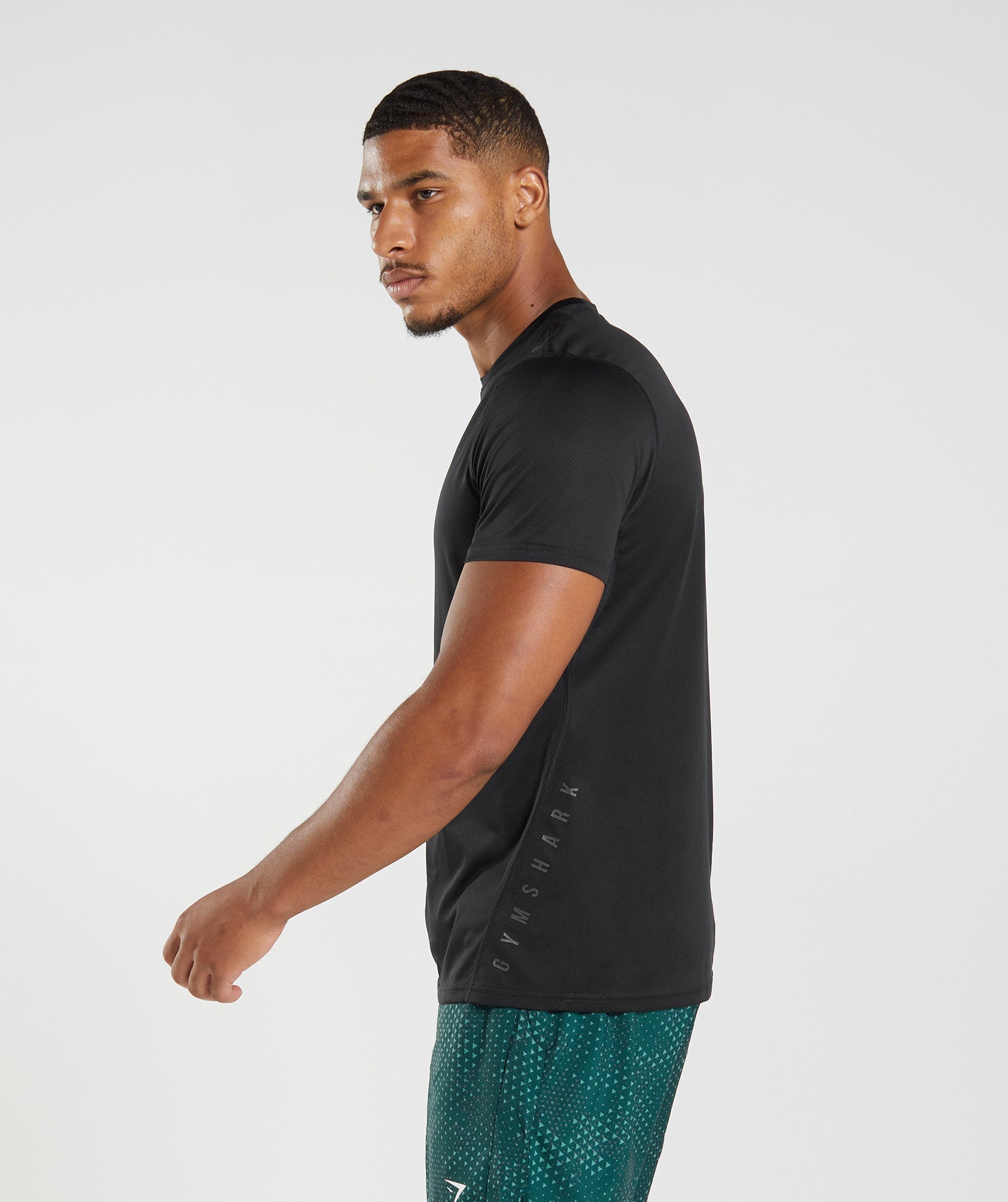 Gymshark Sport T-Shirt - Black/Black Marl