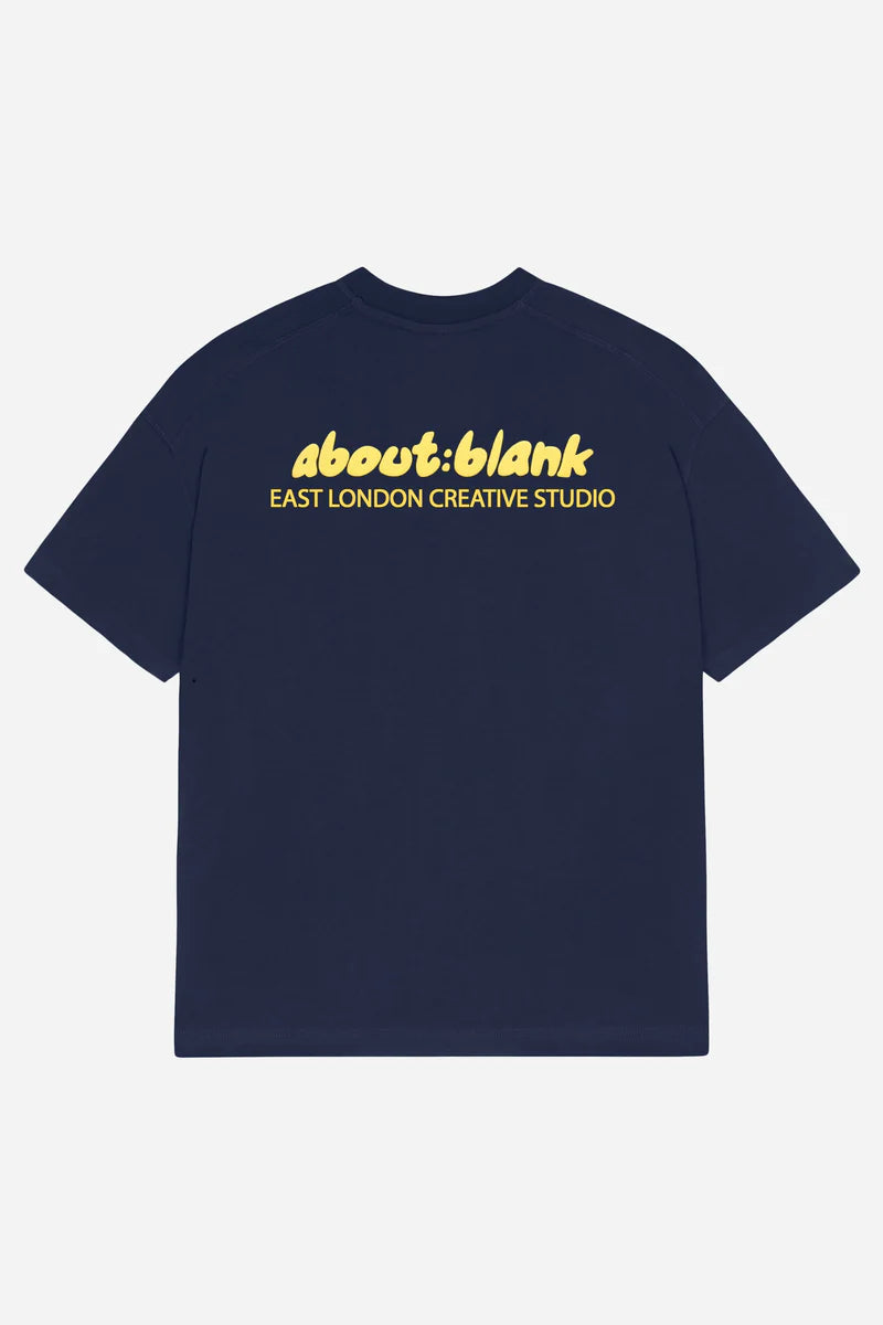 Zev t-shirt - navy/yellow