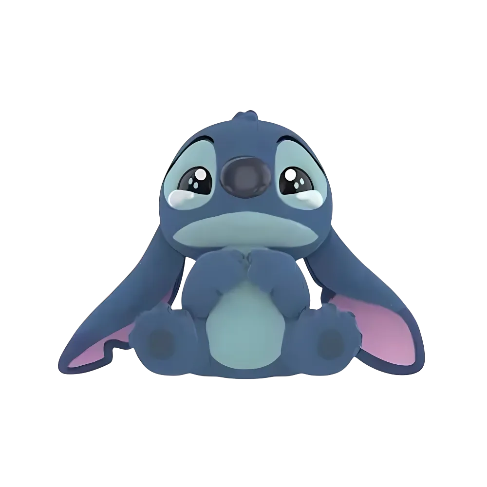 Pop Mart Disney Stitch Little Emotions Series Cry the Heart Out Figure