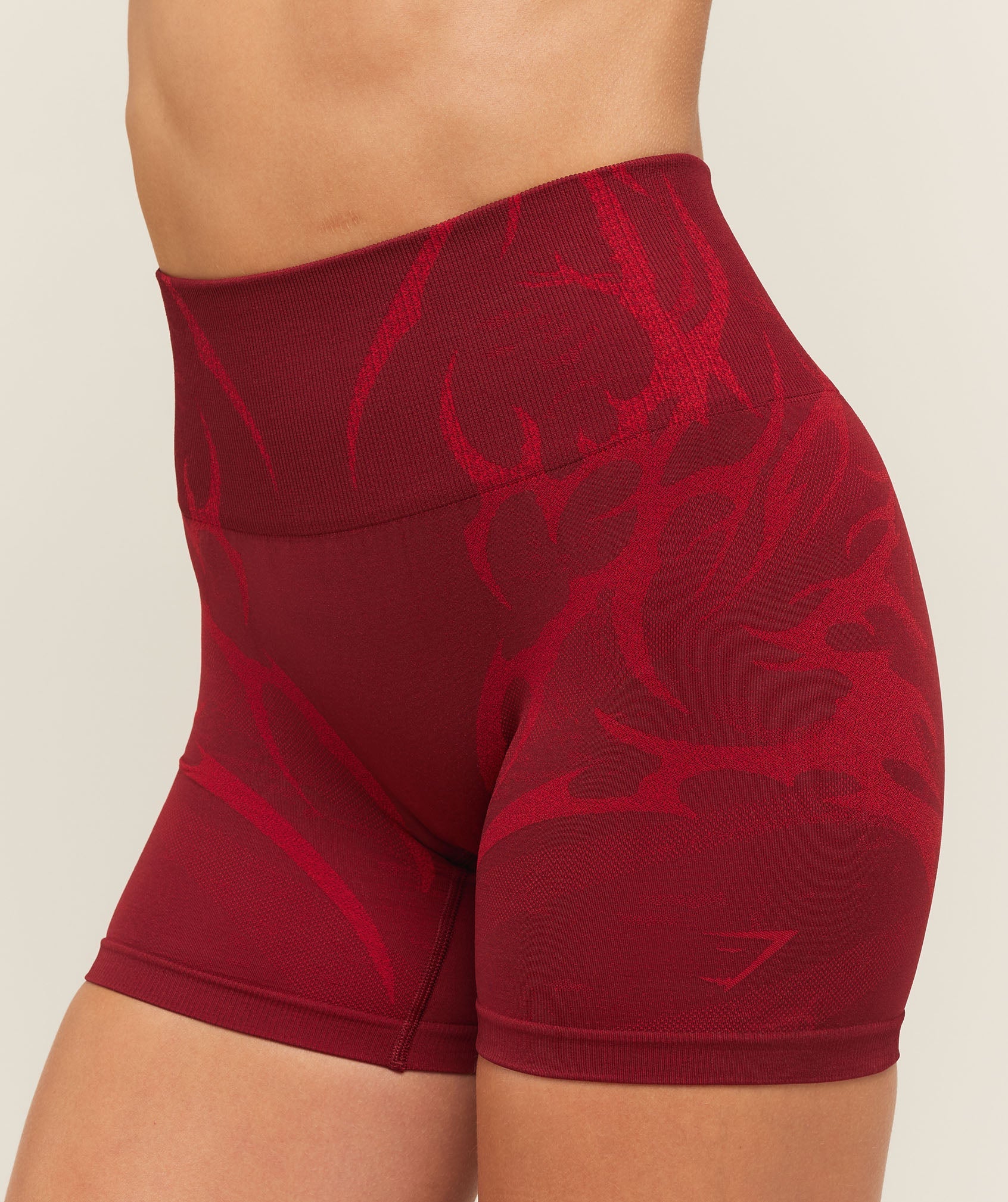 Gymshark Storm Seamless Shorts - Sets Red/Carmine Red