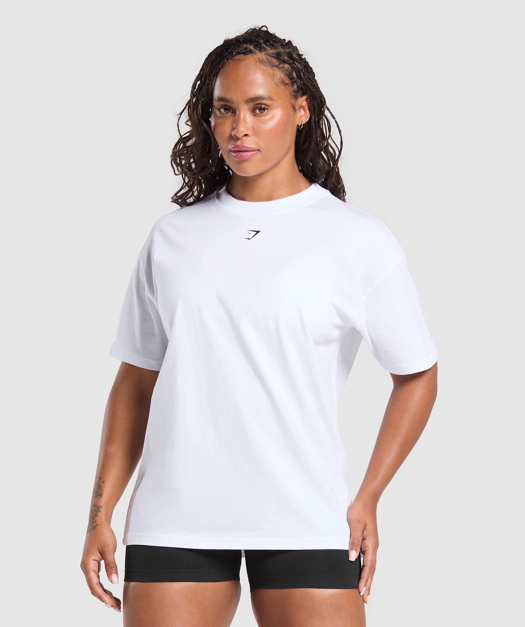 Gymshark Strength Department Graphic T-Shirt - White