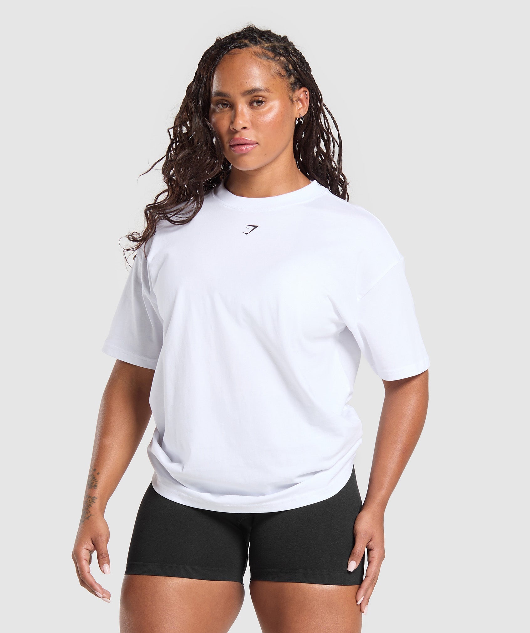 Gymshark Strength Department Graphic T-Shirt - White