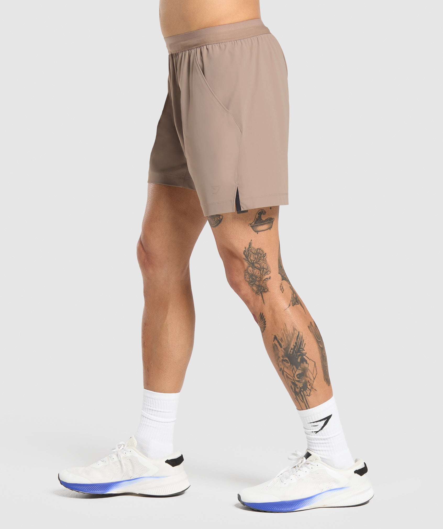 Gymshark Hybrid 6" Shorts - Lifestyle Brown