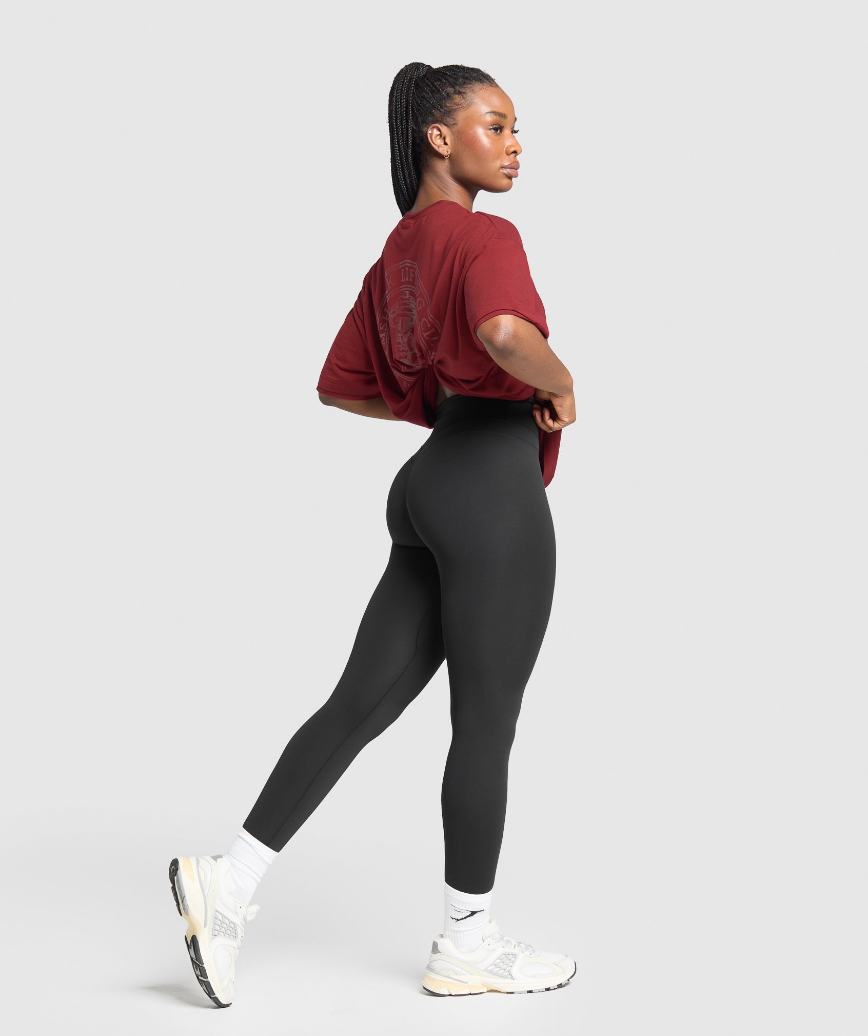 Gymshark Superset Graphic T-shirt - Sets Red