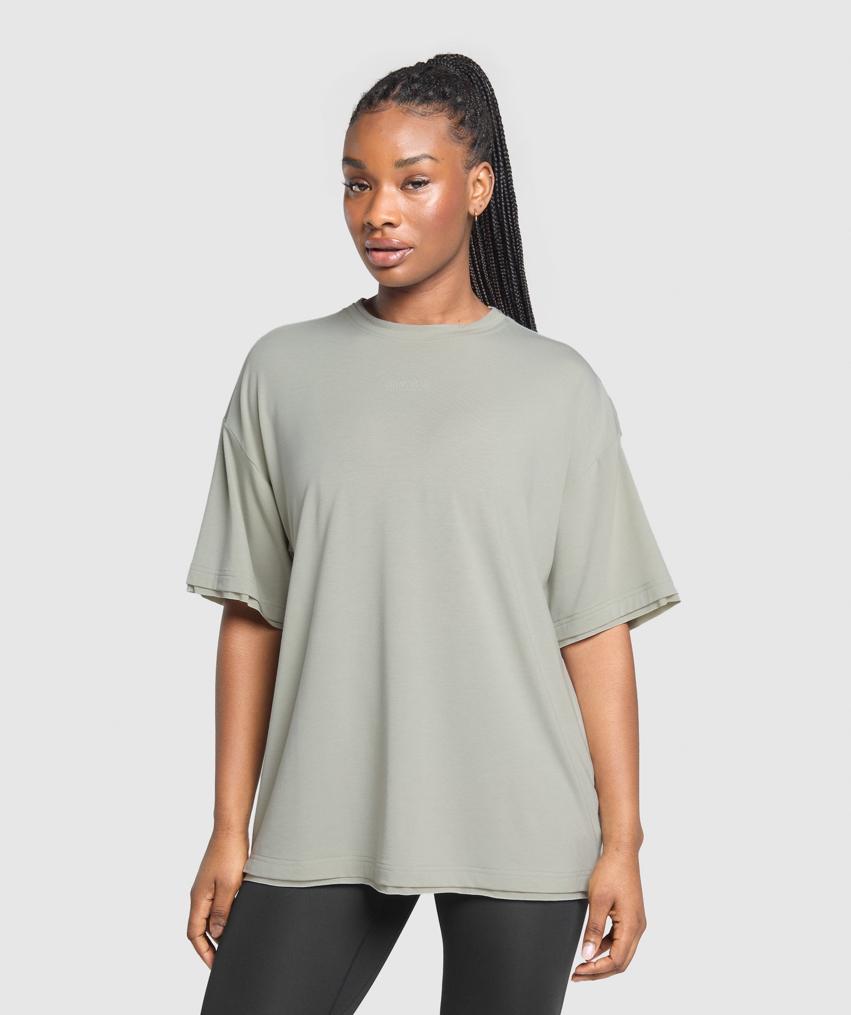 Gymshark Superset Graphic T-shirt - Stone Grey